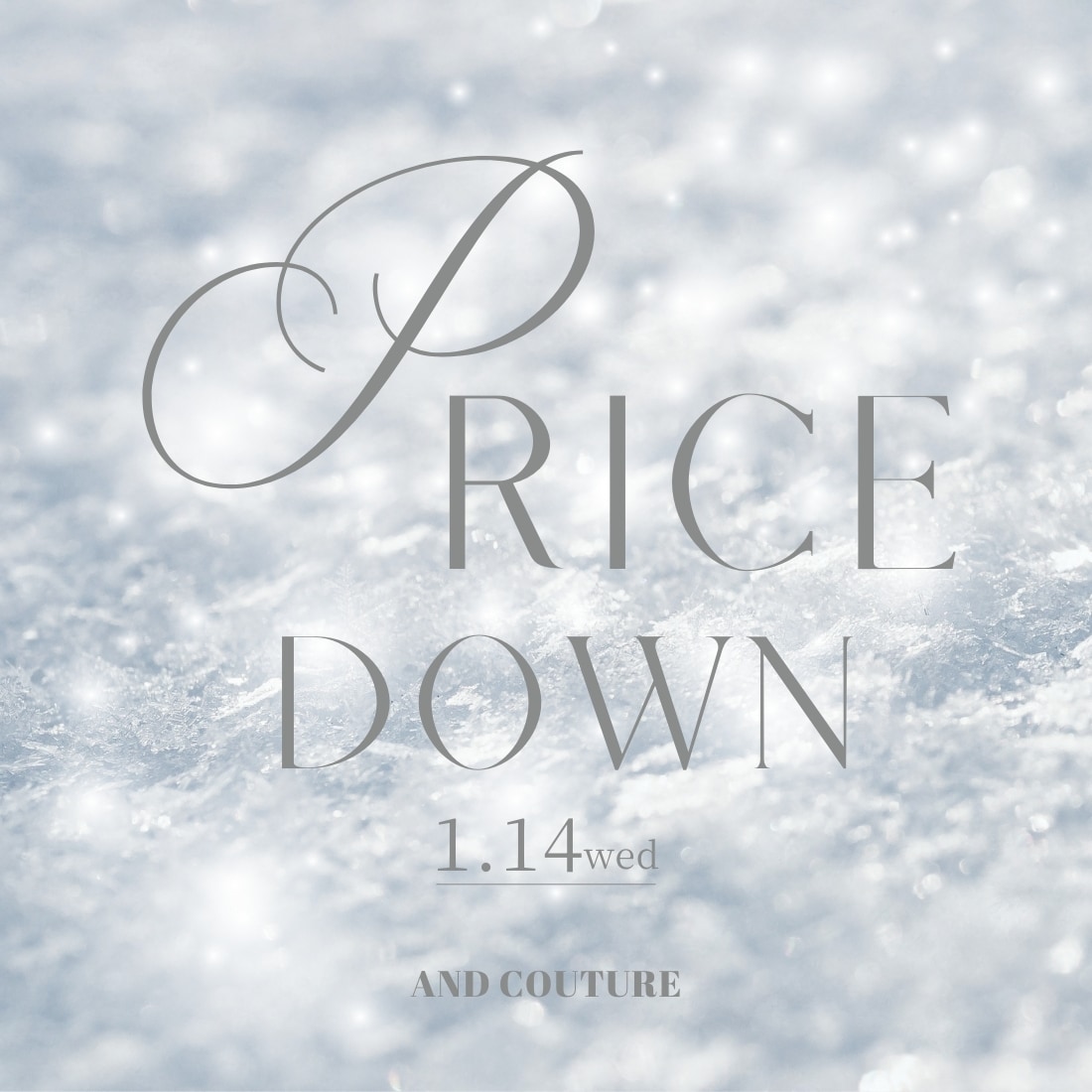 1/14 PRICE DOWN ITEMS