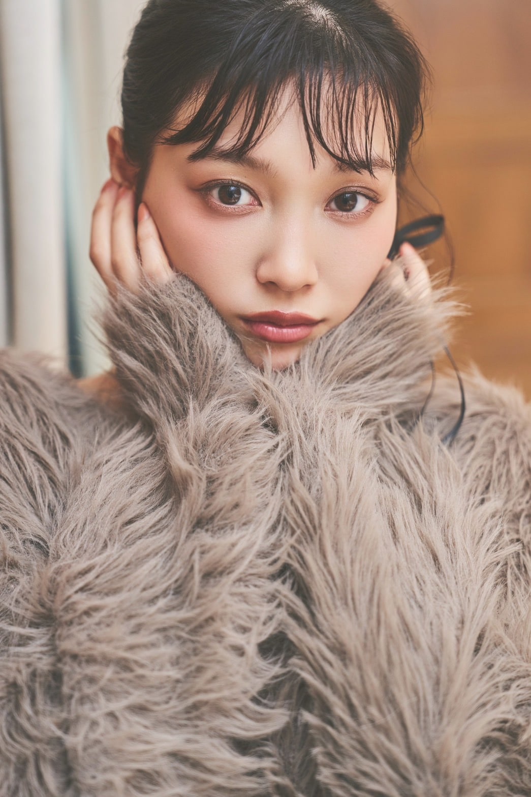 【AND COUTURE】ロングフェザープルオーバー