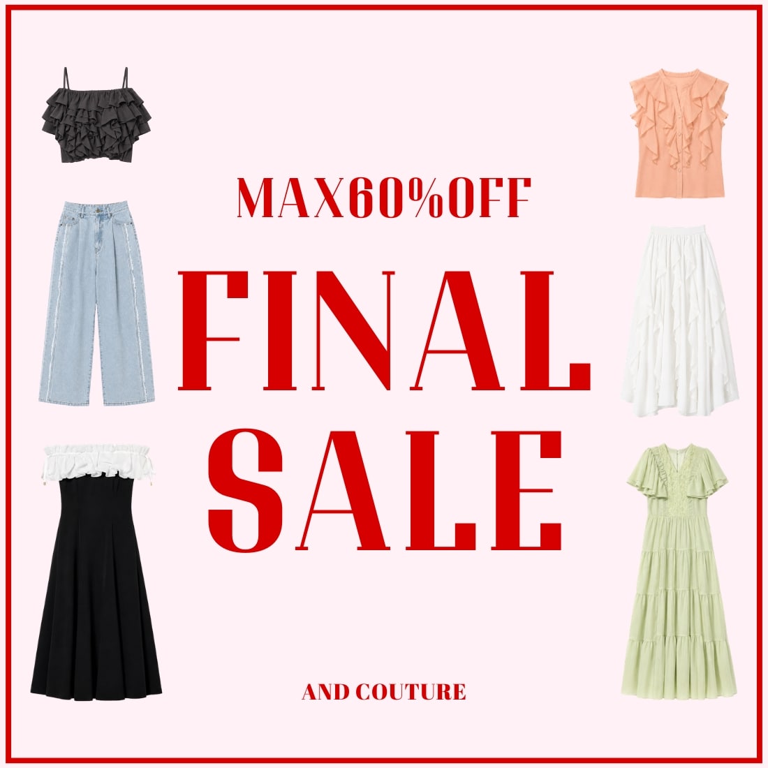 アンドクチュール AND COUTURE FINAL SALE