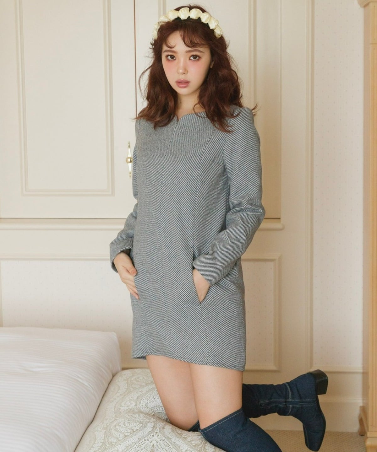 ミニコクーンワンピース