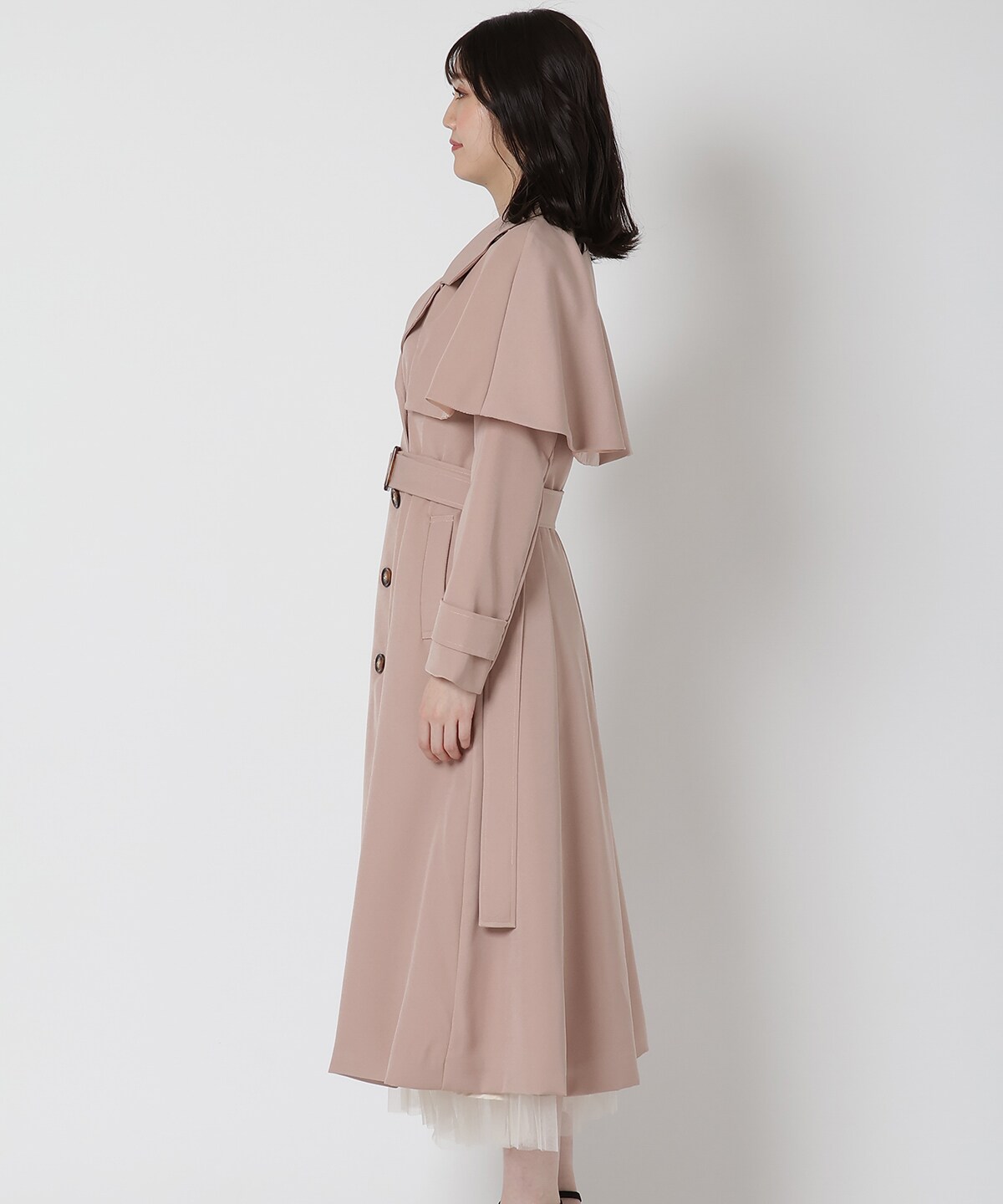 ケープトレンチコート