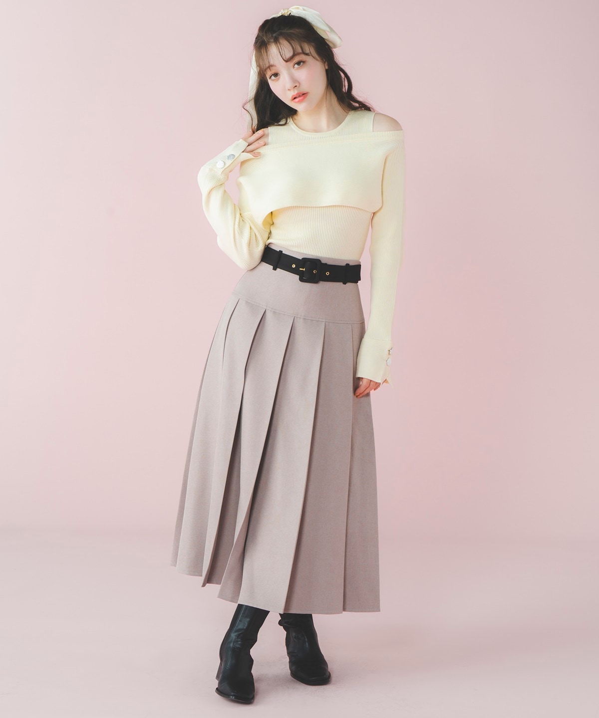 ニットセットトップス