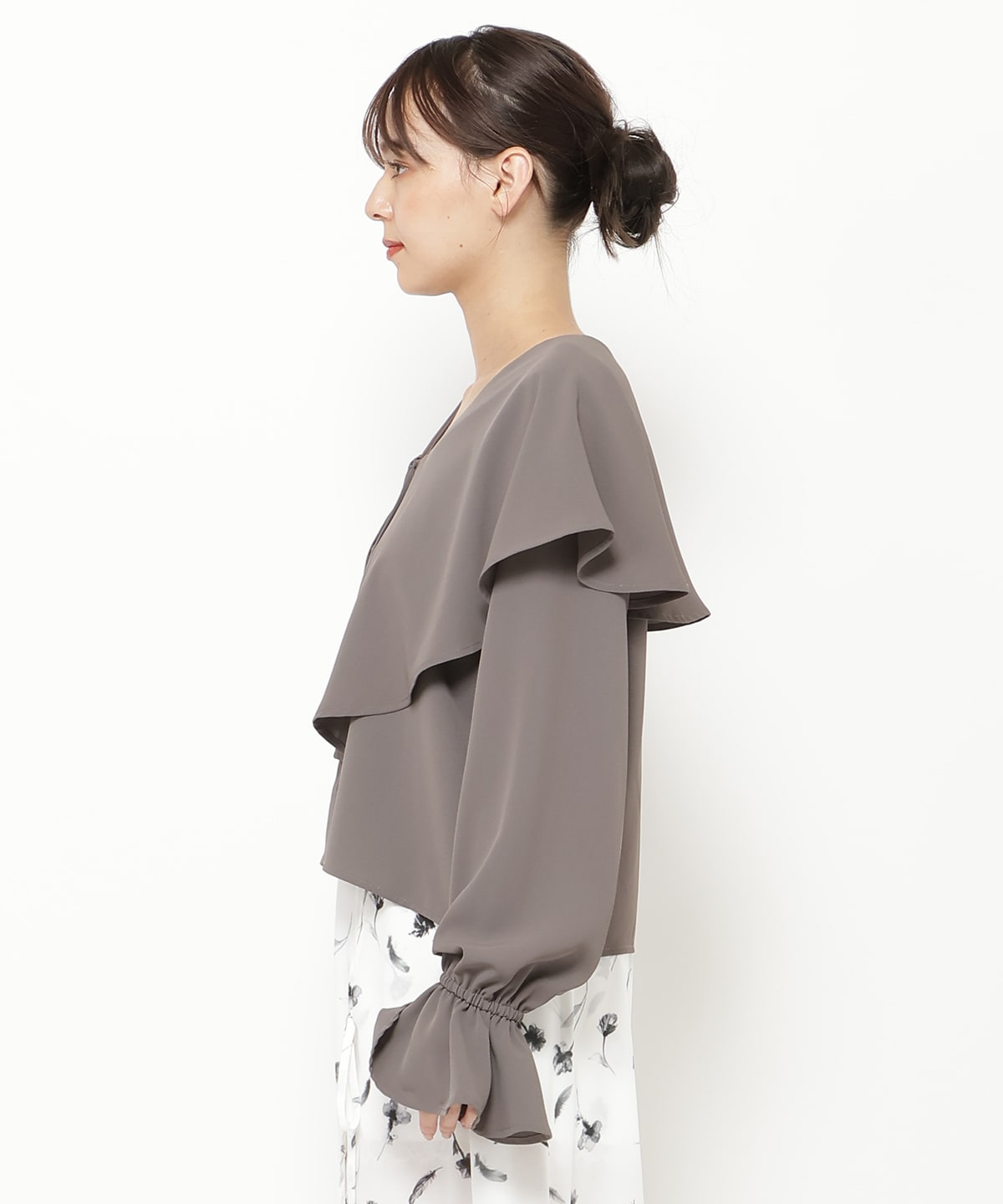 ２wayビッグカラーブラウス