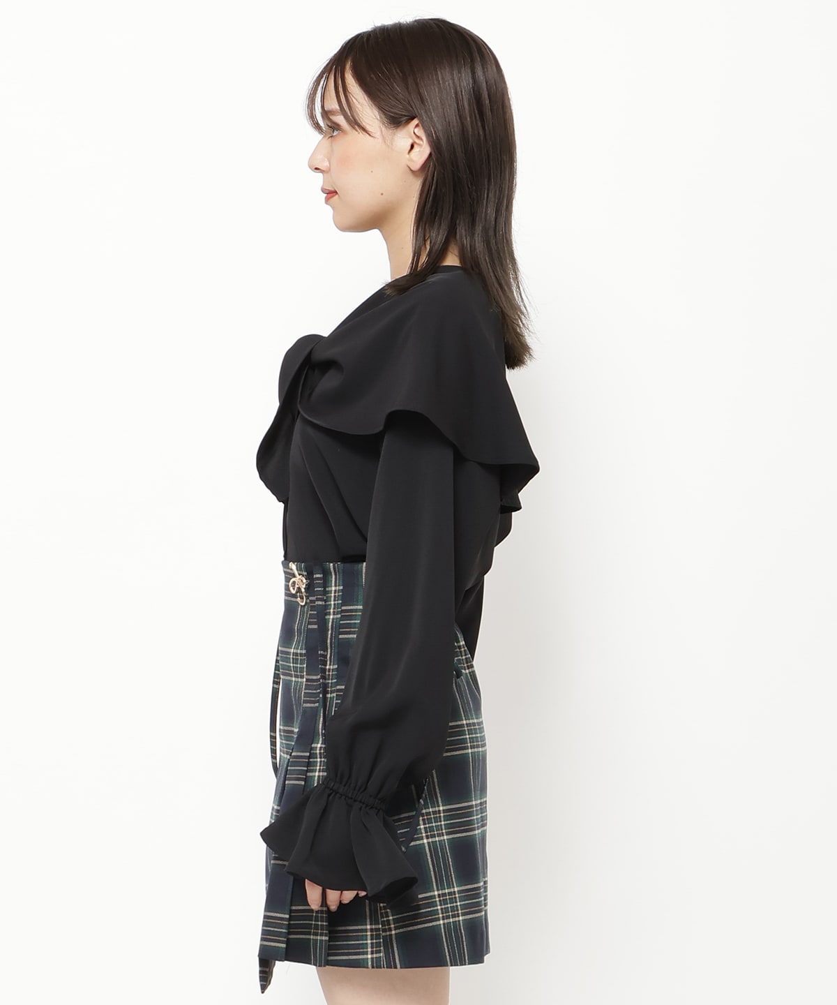 ２wayビッグカラーブラウス