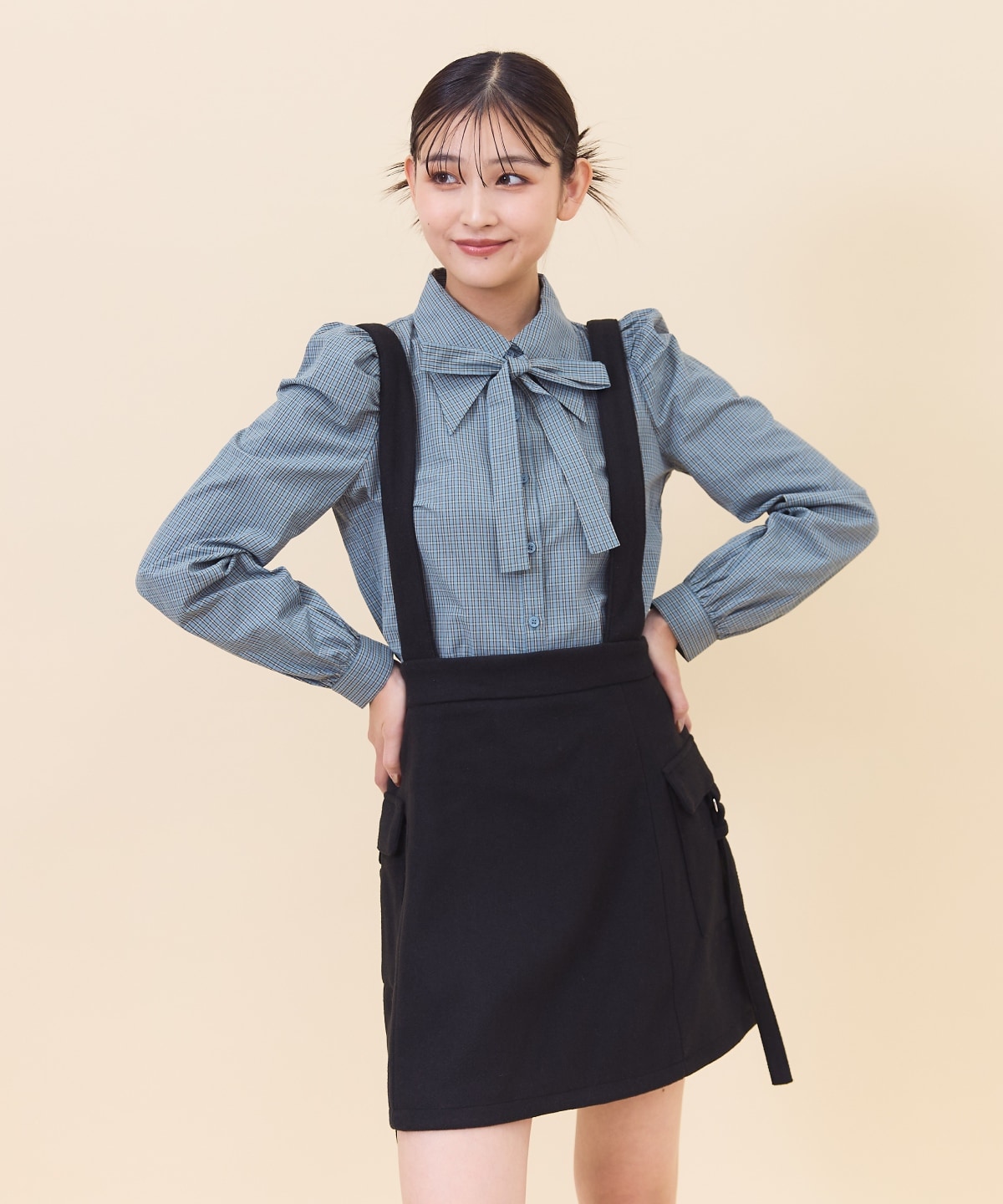 サスペンダースカート