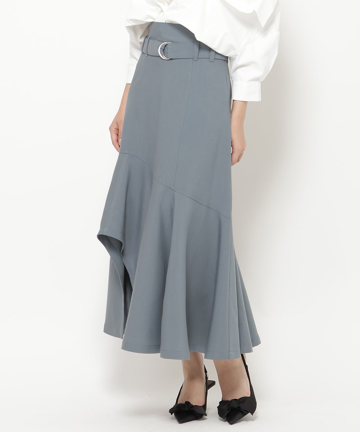 アシメフレアスカート