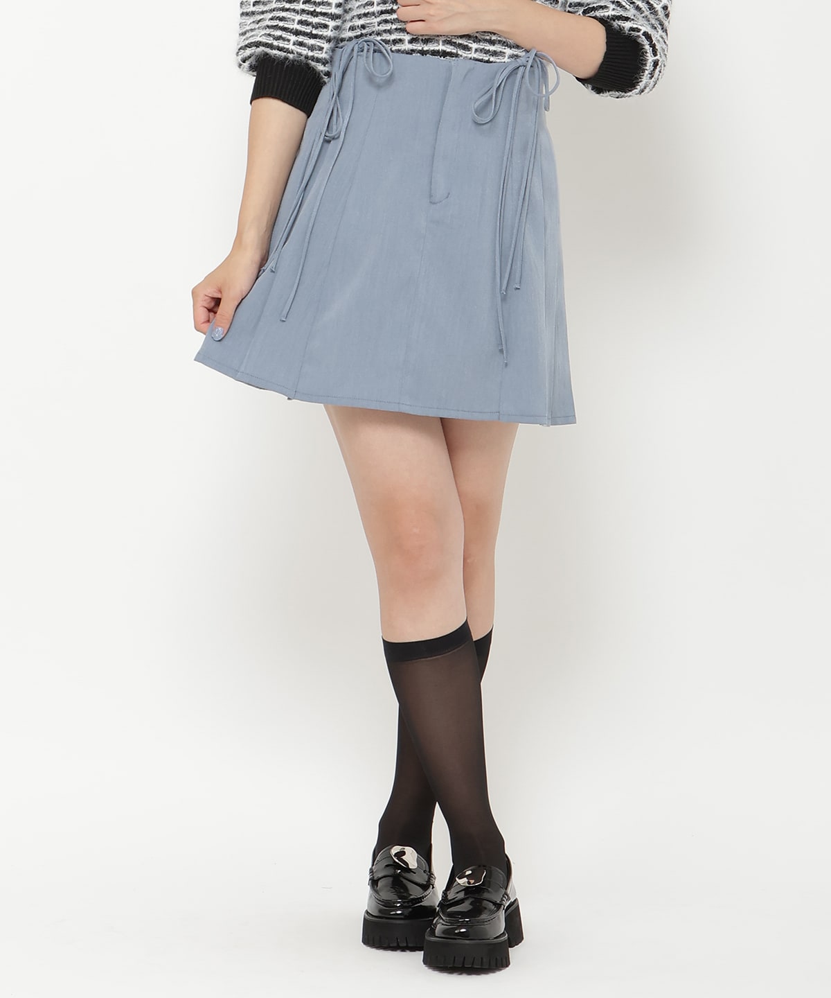 ダブルリボンミニスカート