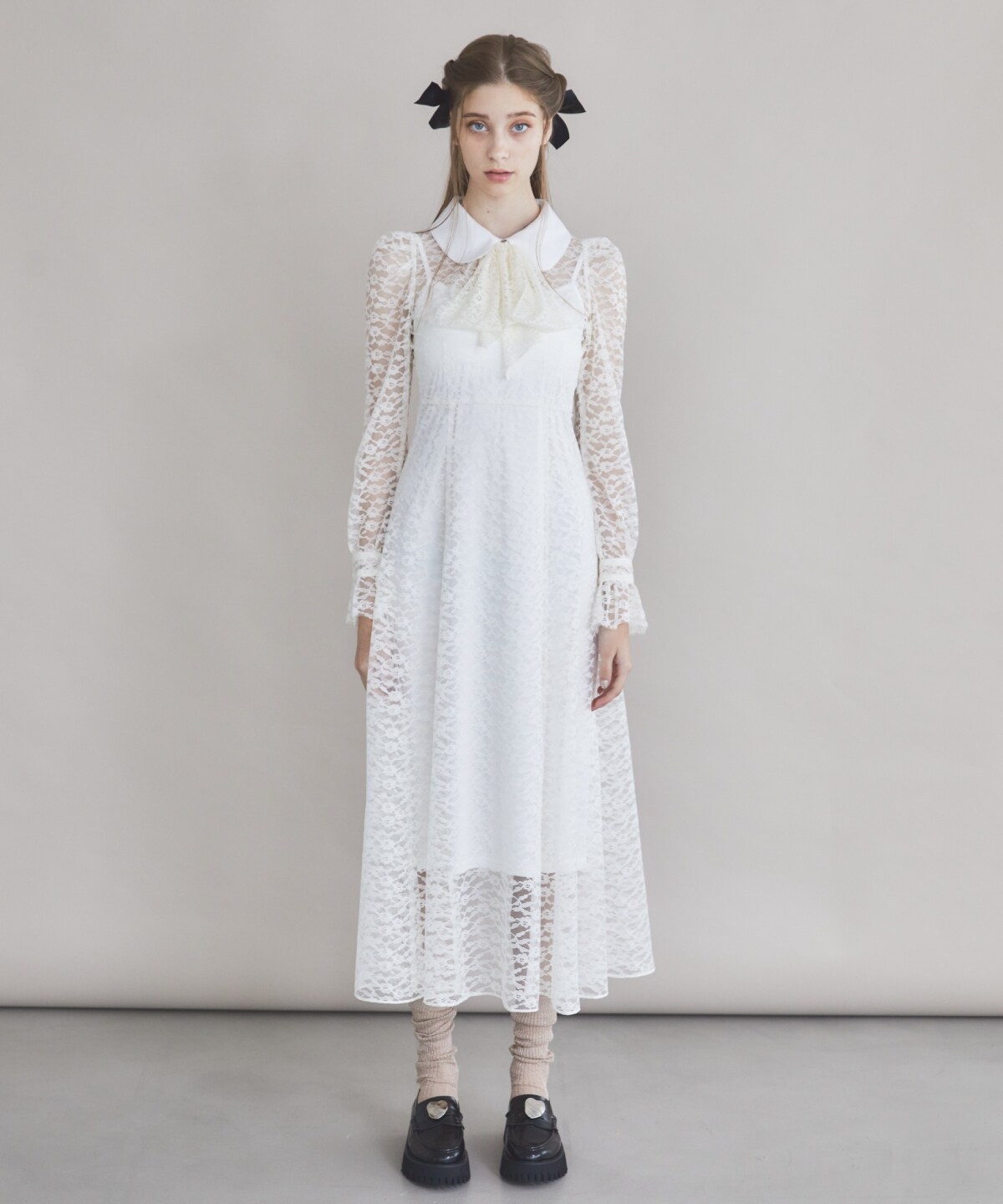 レースボウタイワンピース(F オフ): REDYAZEL｜公式オンライン  