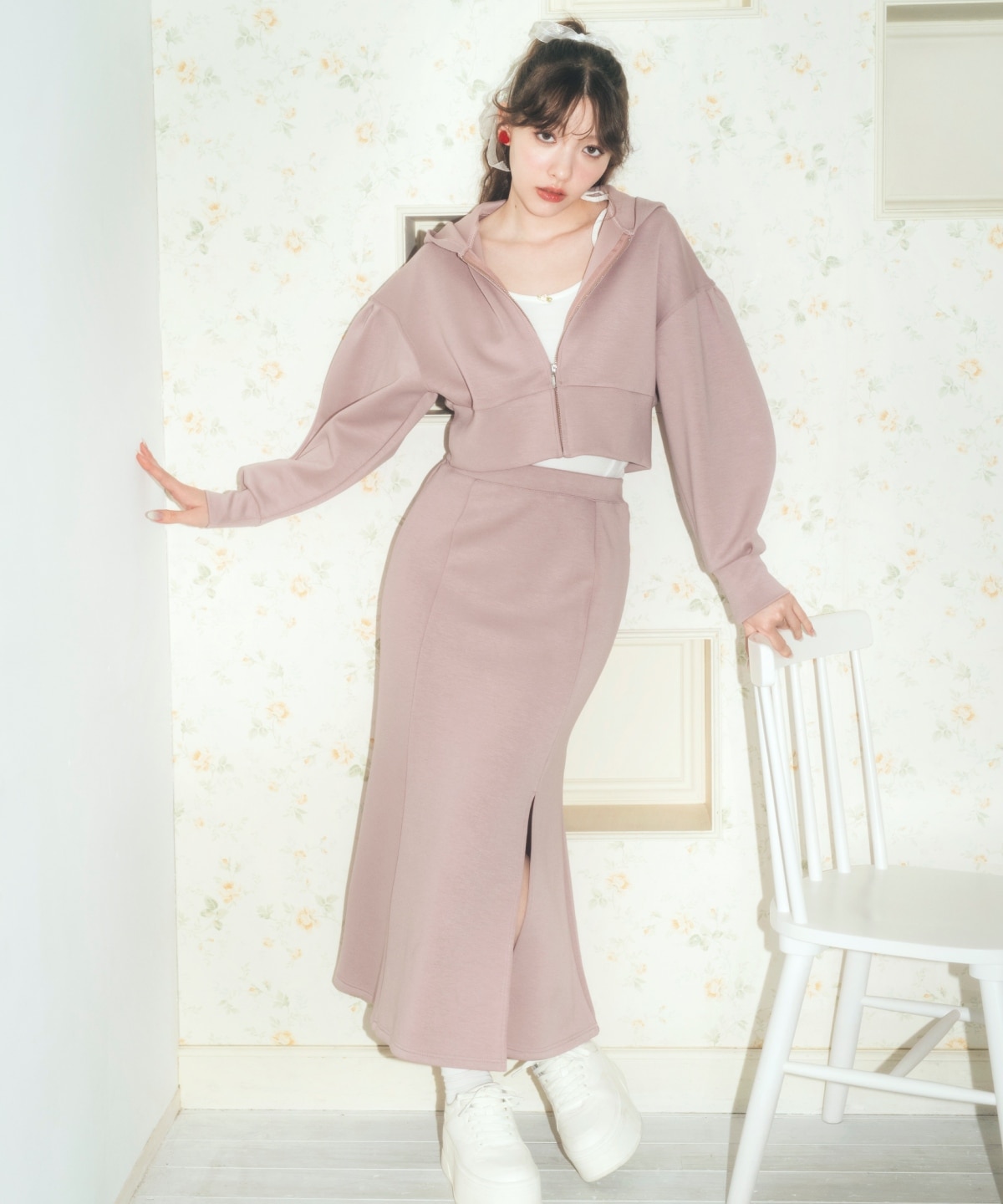 【セットアップ可能】ダンボールマーメイドロングスカート