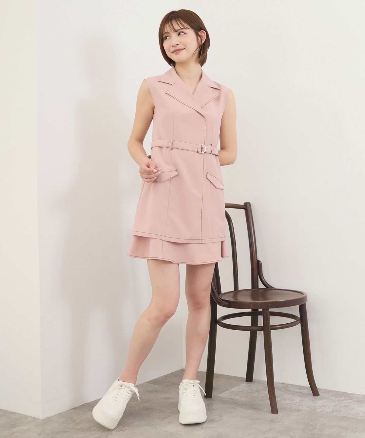 レイヤードライクミニワンピース