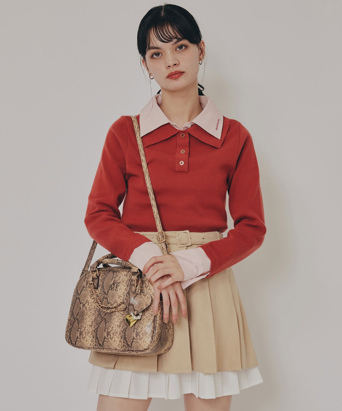 チャーム2WAYスクエアバッグ