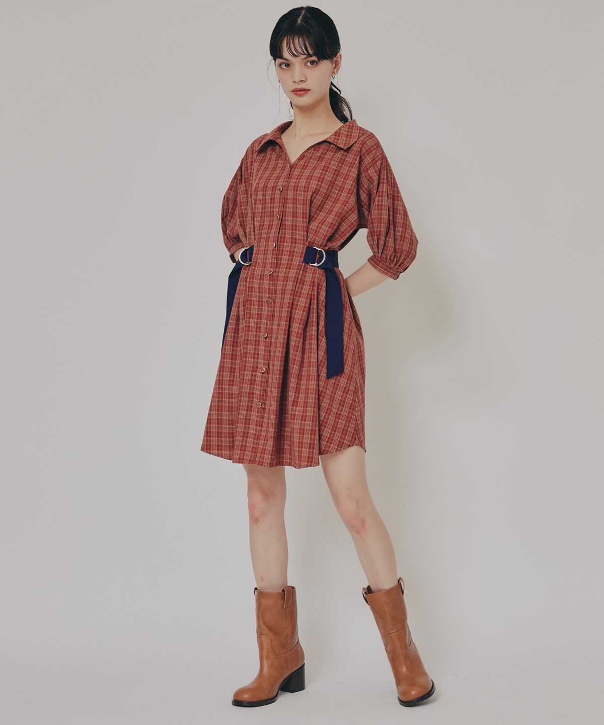 ウエスタンライクショートブーツ