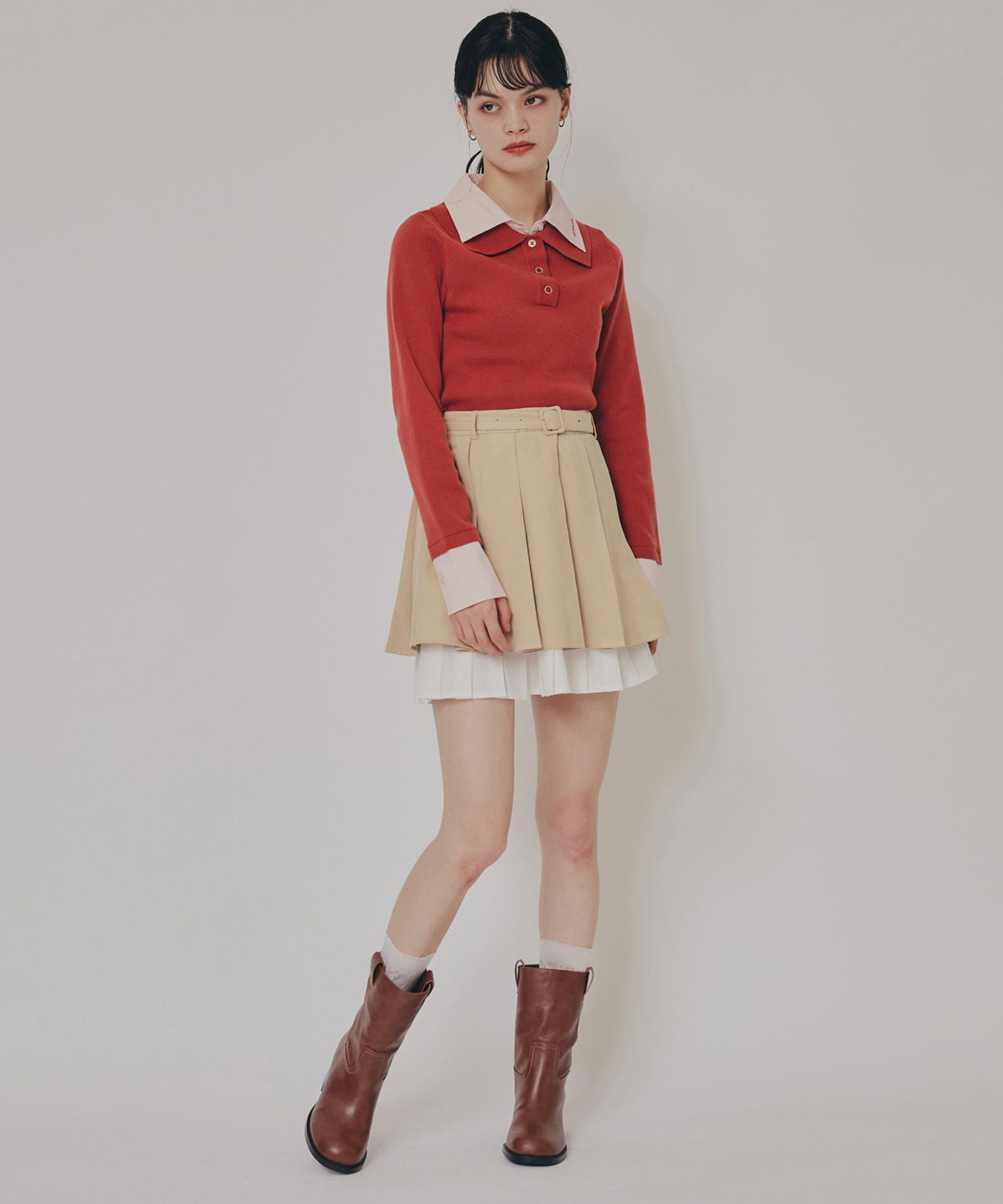 ウエスタンライクショートブーツ