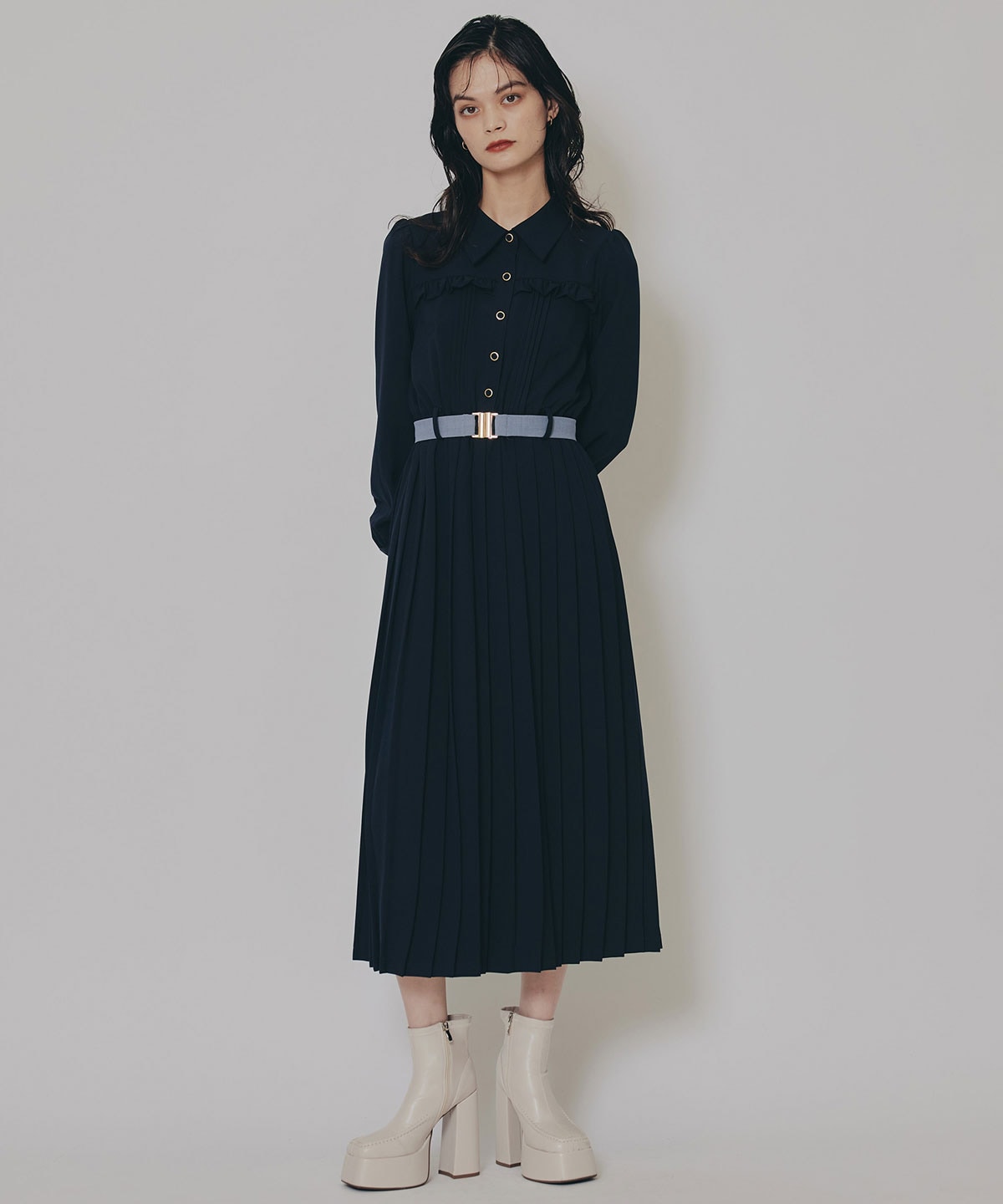 スクエアショートブーツ