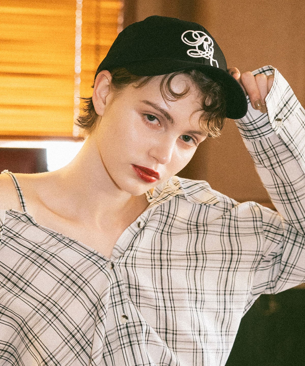 オリジナルロゴ刺繍キャップ