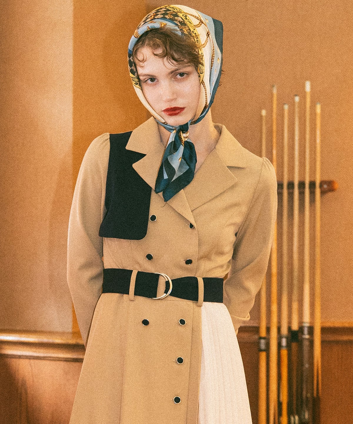 テディベアチェーンスカーフ