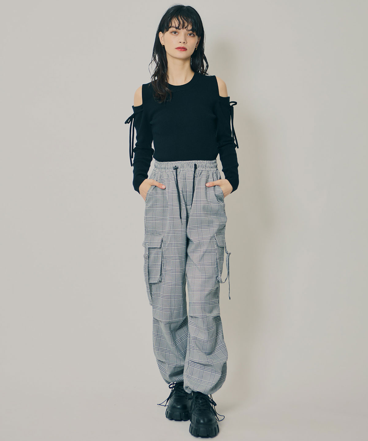 タブポケットカーゴパンツ