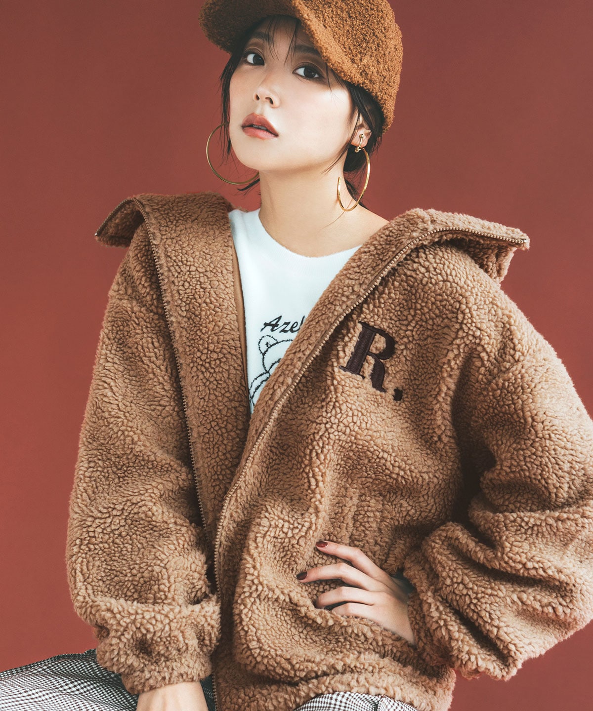 AZELCLUBボアパーカー