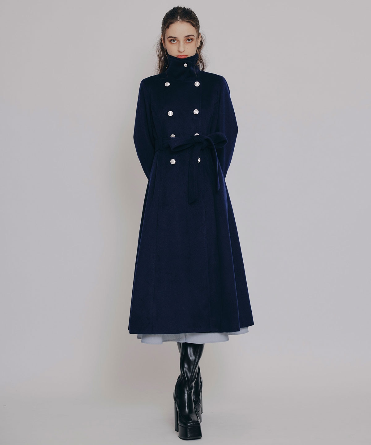 2WAYカラーダブルロングコート