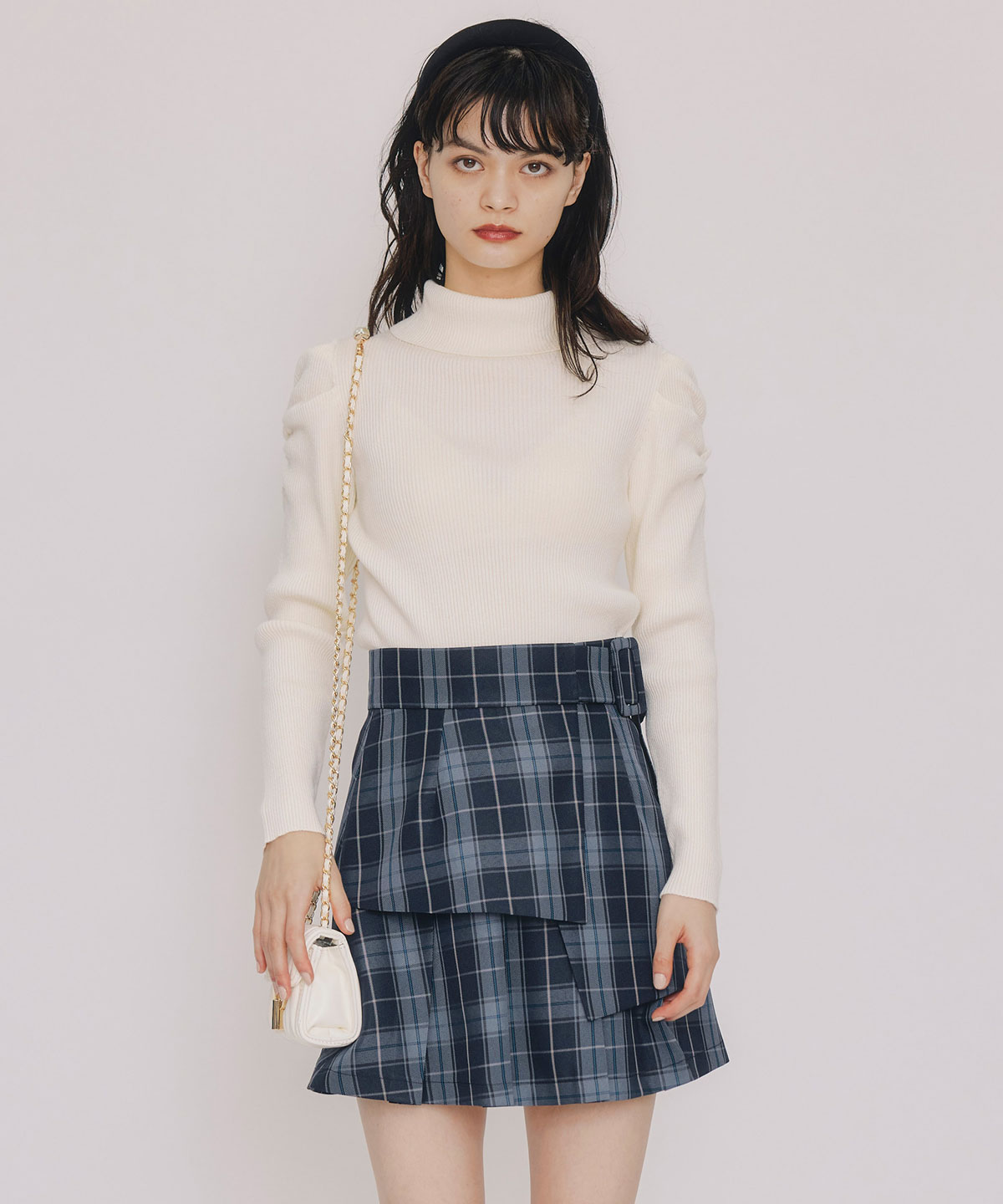 ラメタートルニットプルオーバー