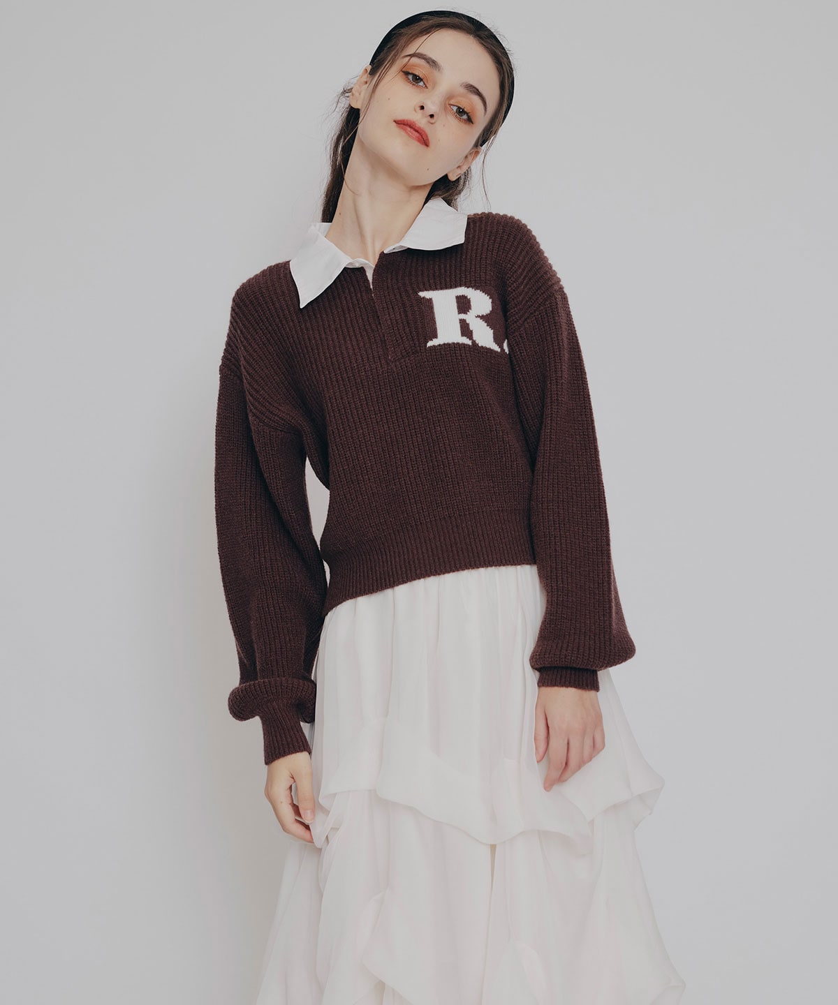 R.カレッジポロニットプルオーバー