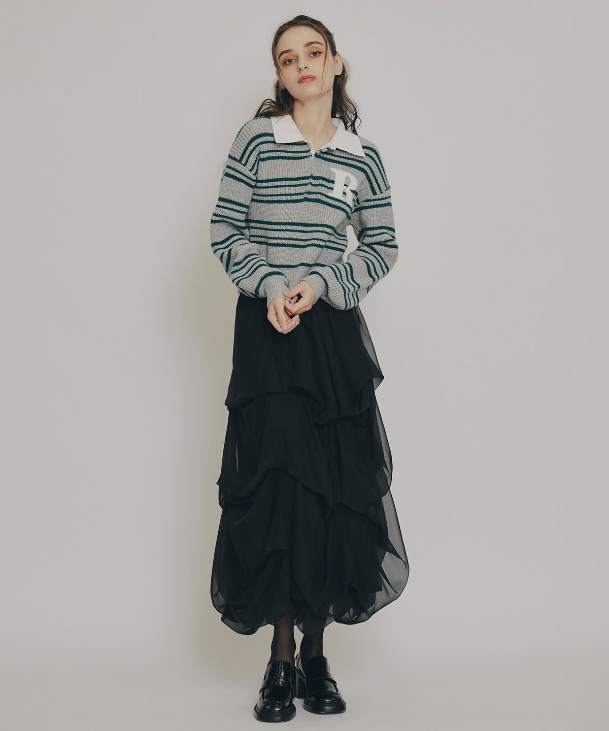 R.カレッジポロニットプルオーバー