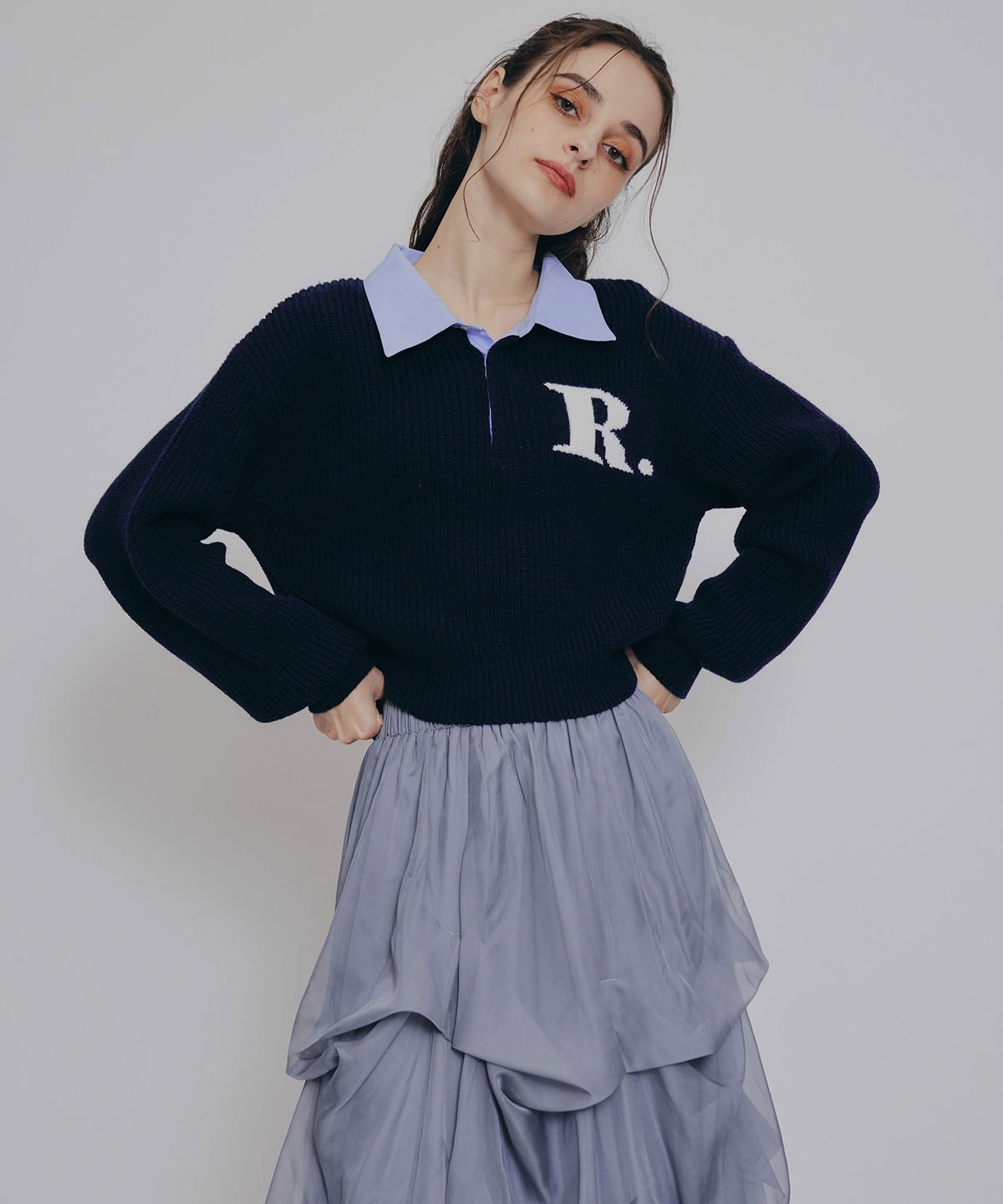 R.カレッジポロニットプルオーバー