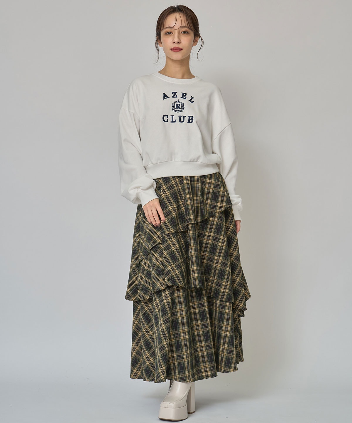 アゼルクラブカレッジロゴスウェットプルオーバー