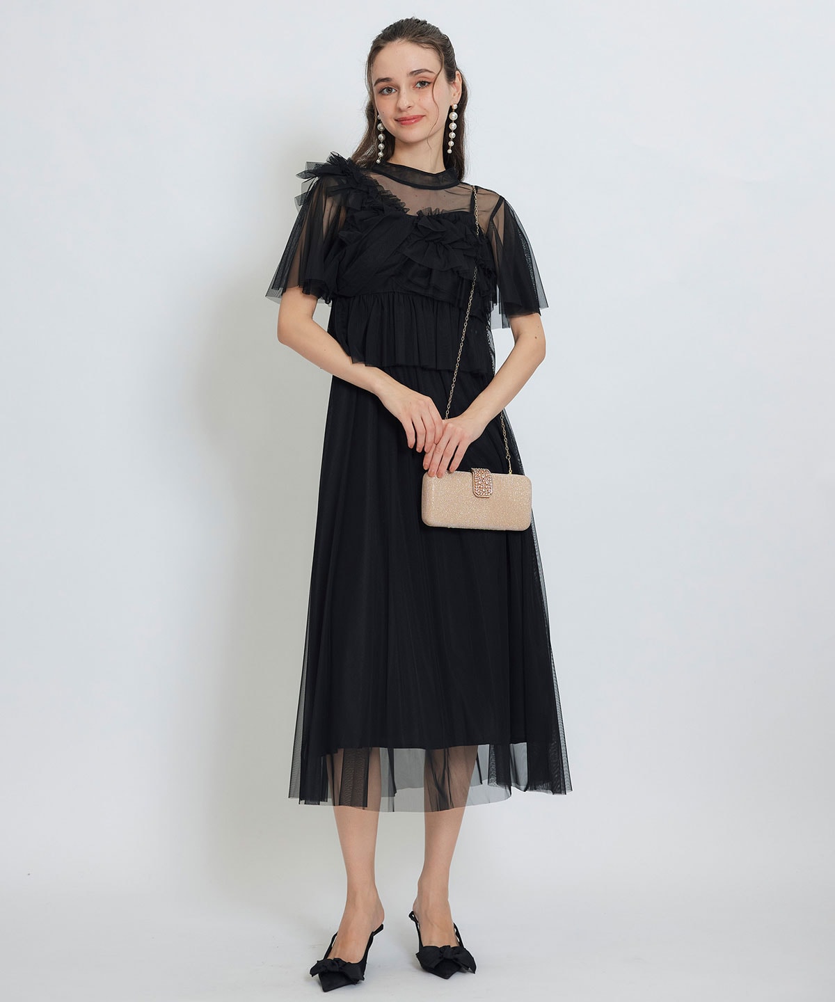 グリッター2WAYクラッチバッグ