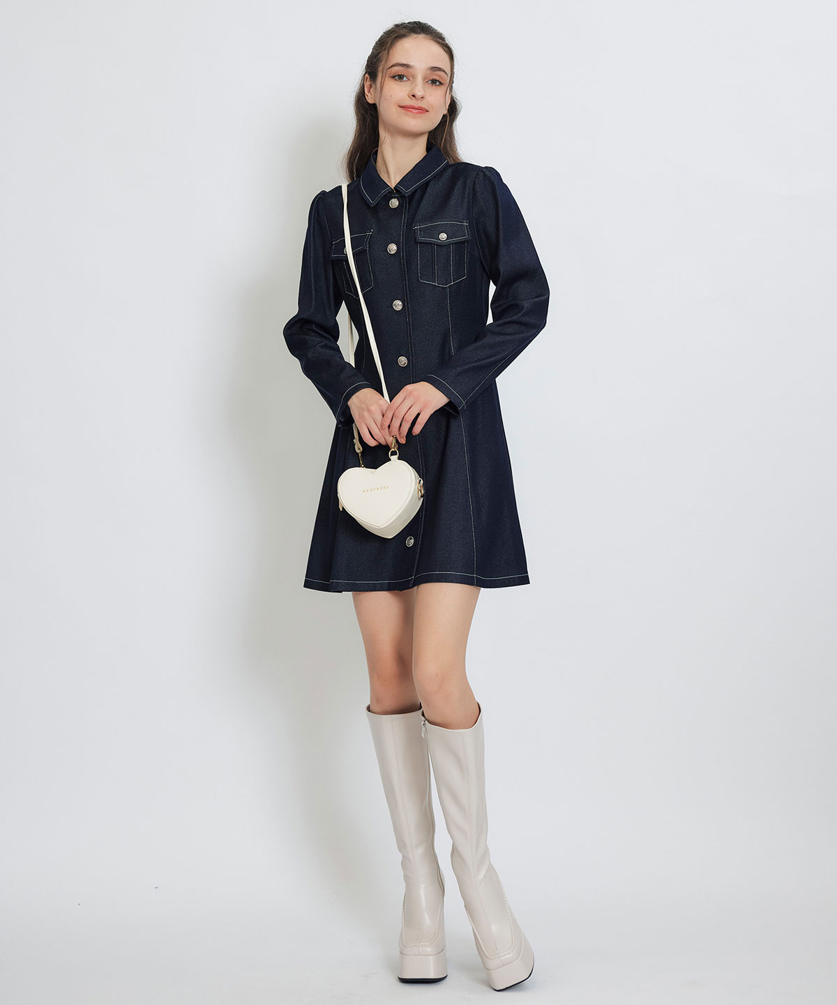 Love Me Heart モチーフ2WAYミニショルダーバッグ