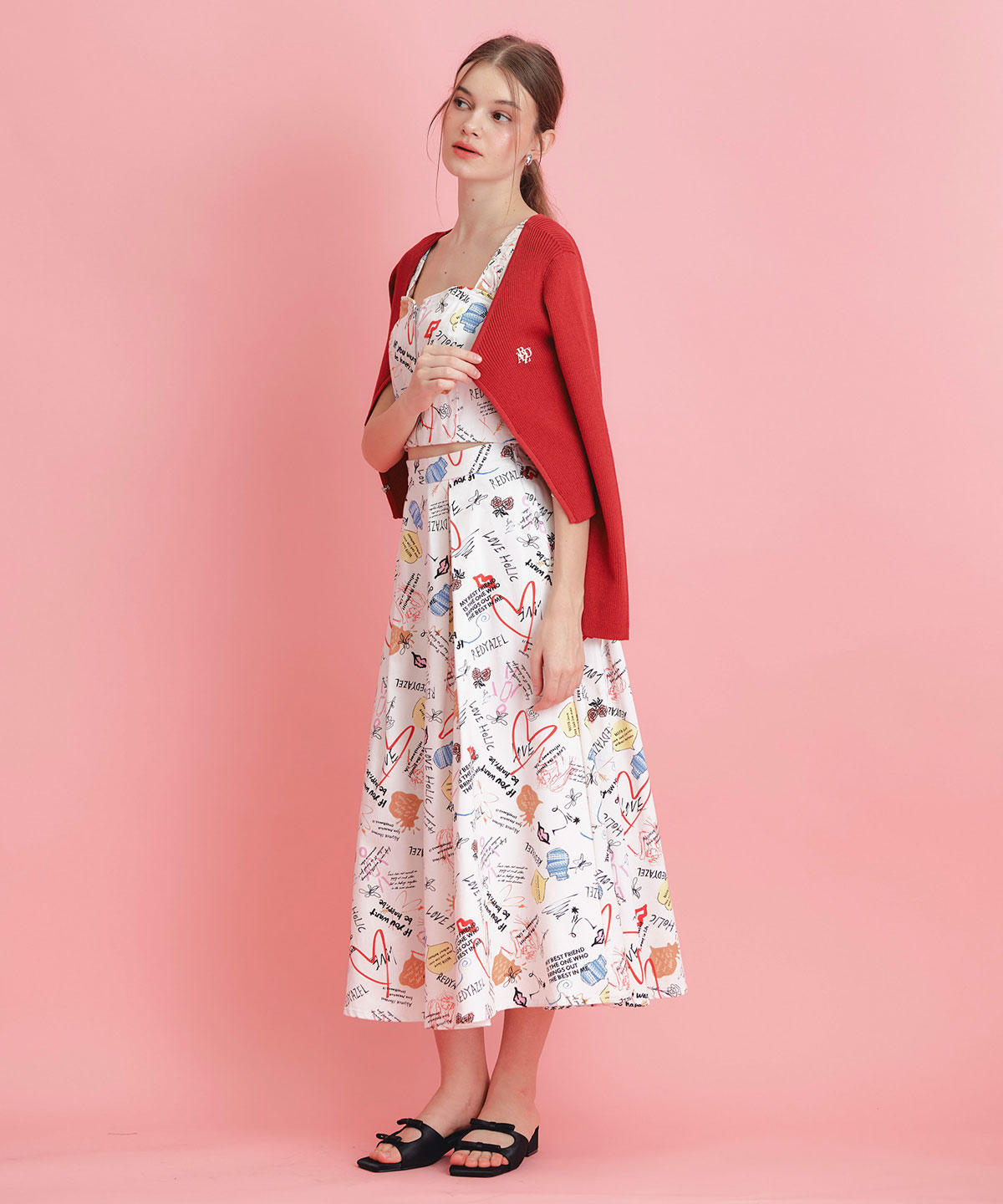 【LoveArt Series】LoveArt ロングフレアスカート