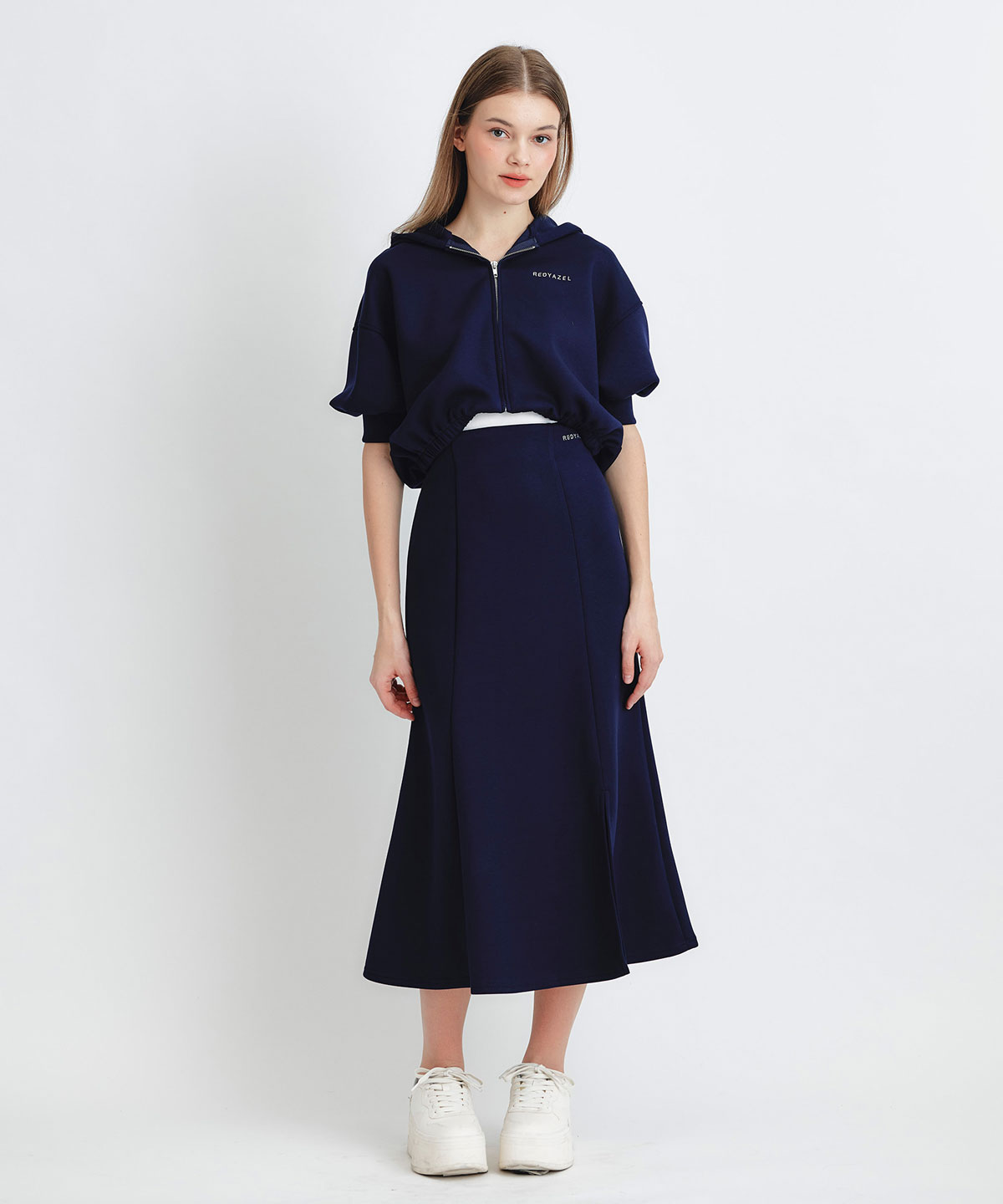 ダンボールセミマーメイドスリットロングスカート