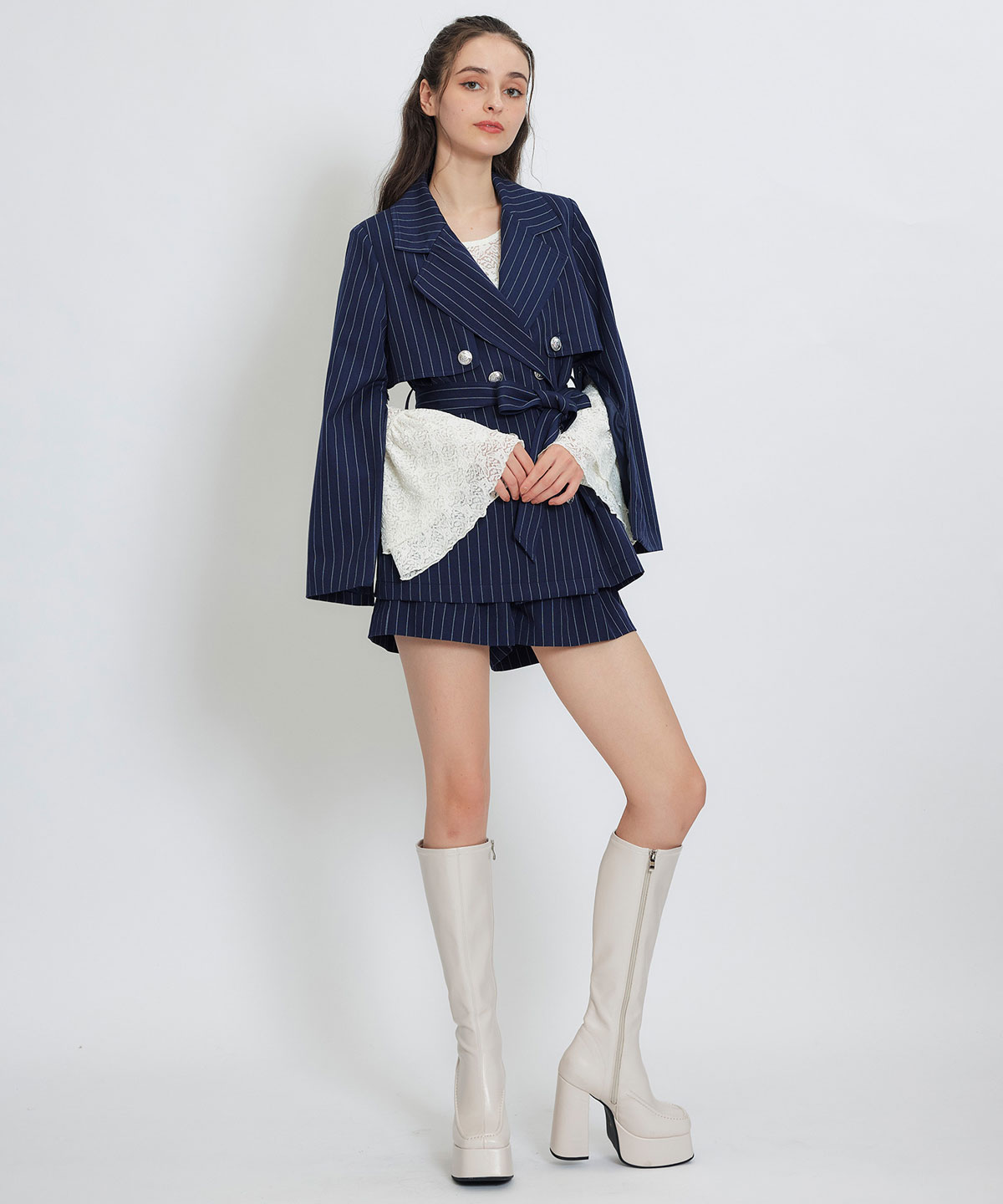 【セットアップ可能】ベーシックタックショートパンツ