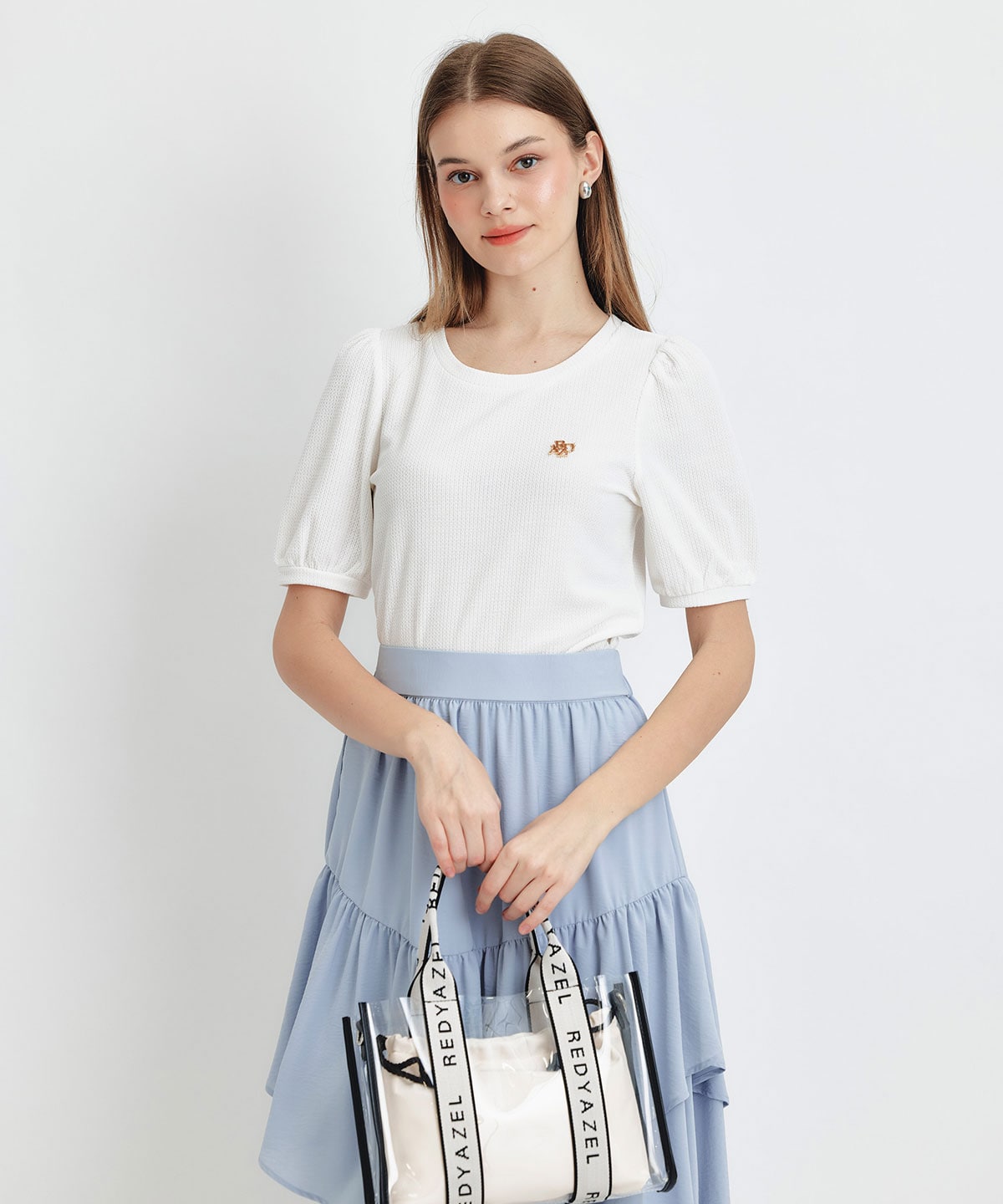 ジャガードカットロゴプルオーバー