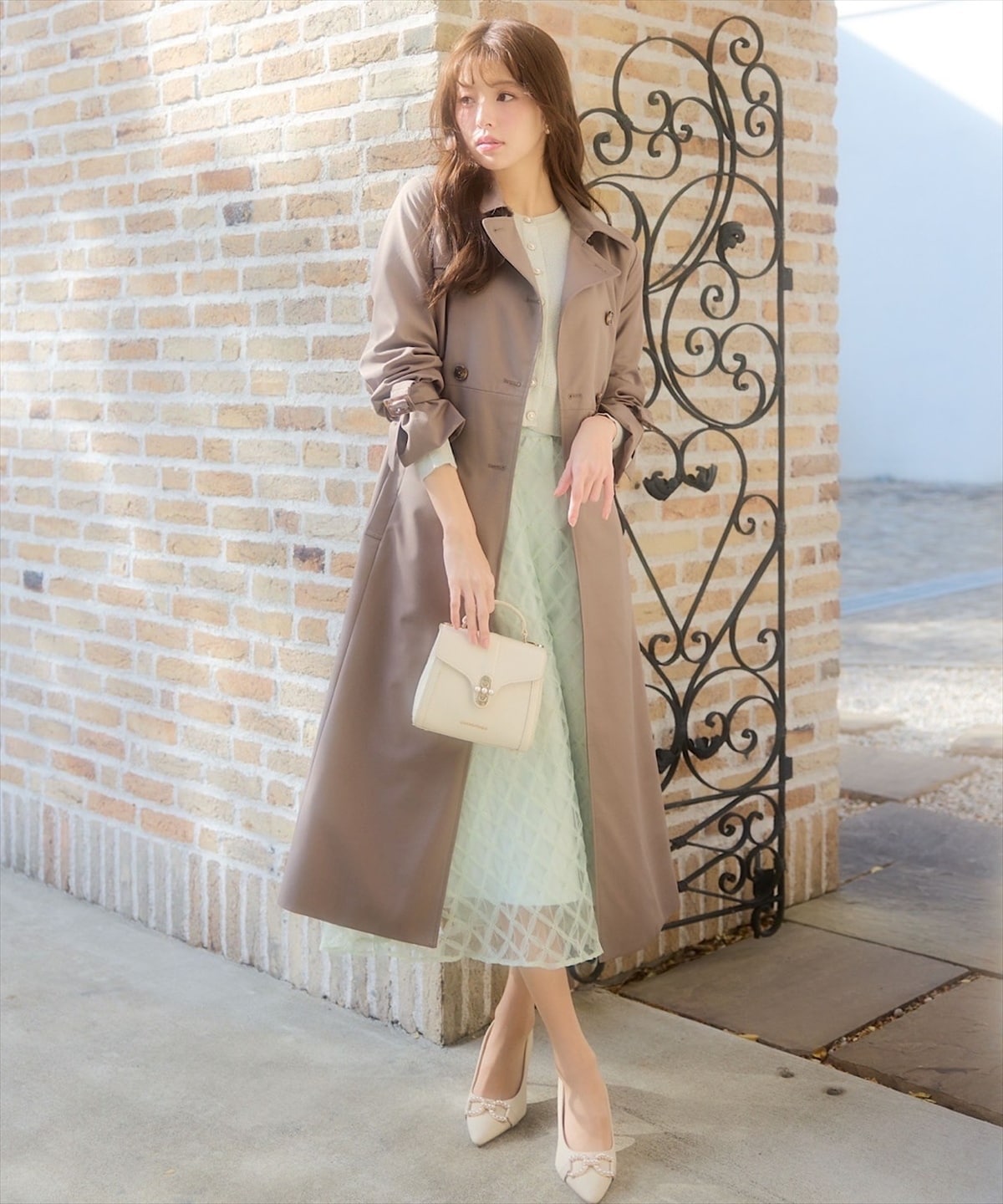 NEWベーシック美シルエットトレンチコート