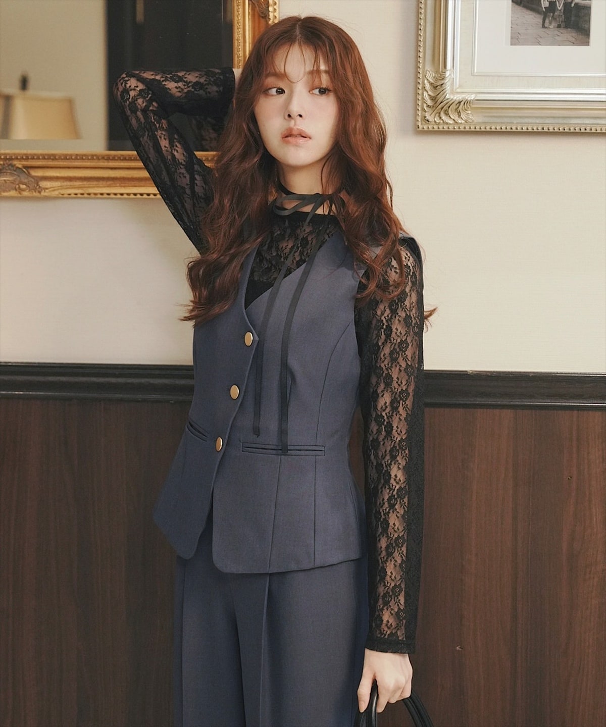 アシメコンパクトジレ