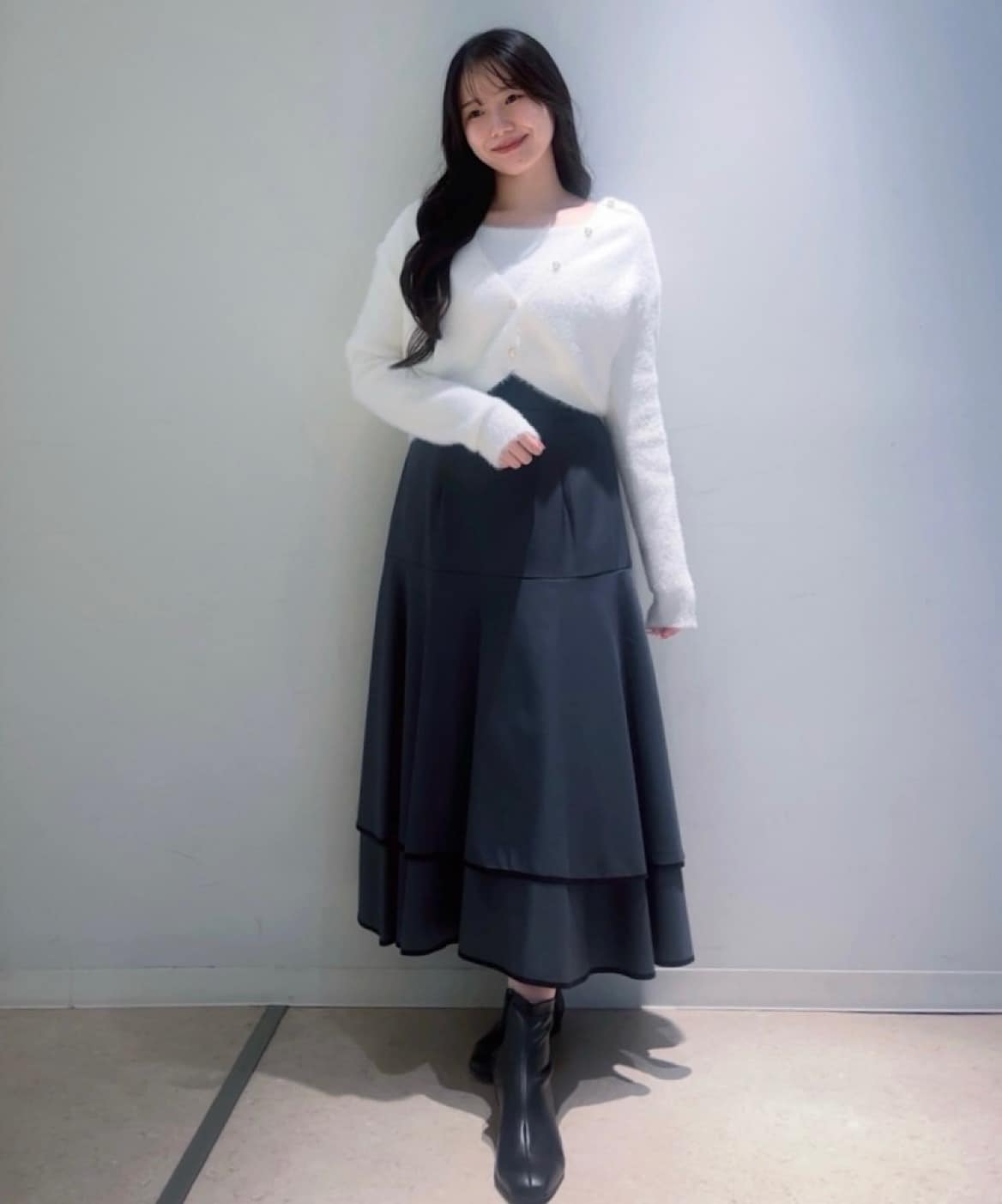 マーメイドティアードスカート