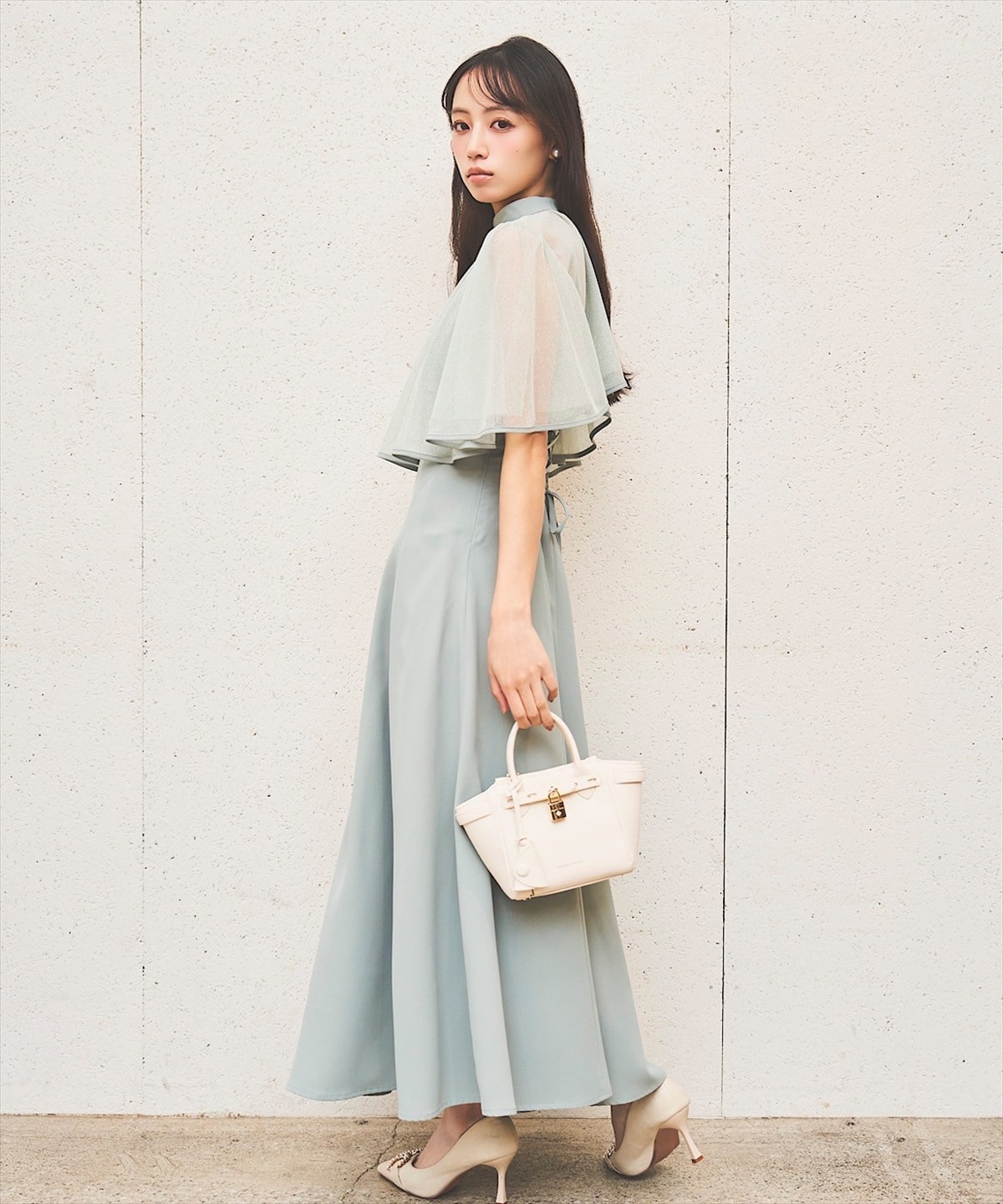 ラメチュールボレロセットアップフレアドレス