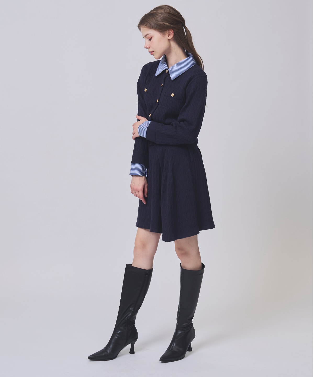 【NEW YEAR SPECIAL ITEM】レイヤードケーブルニットセットアップ