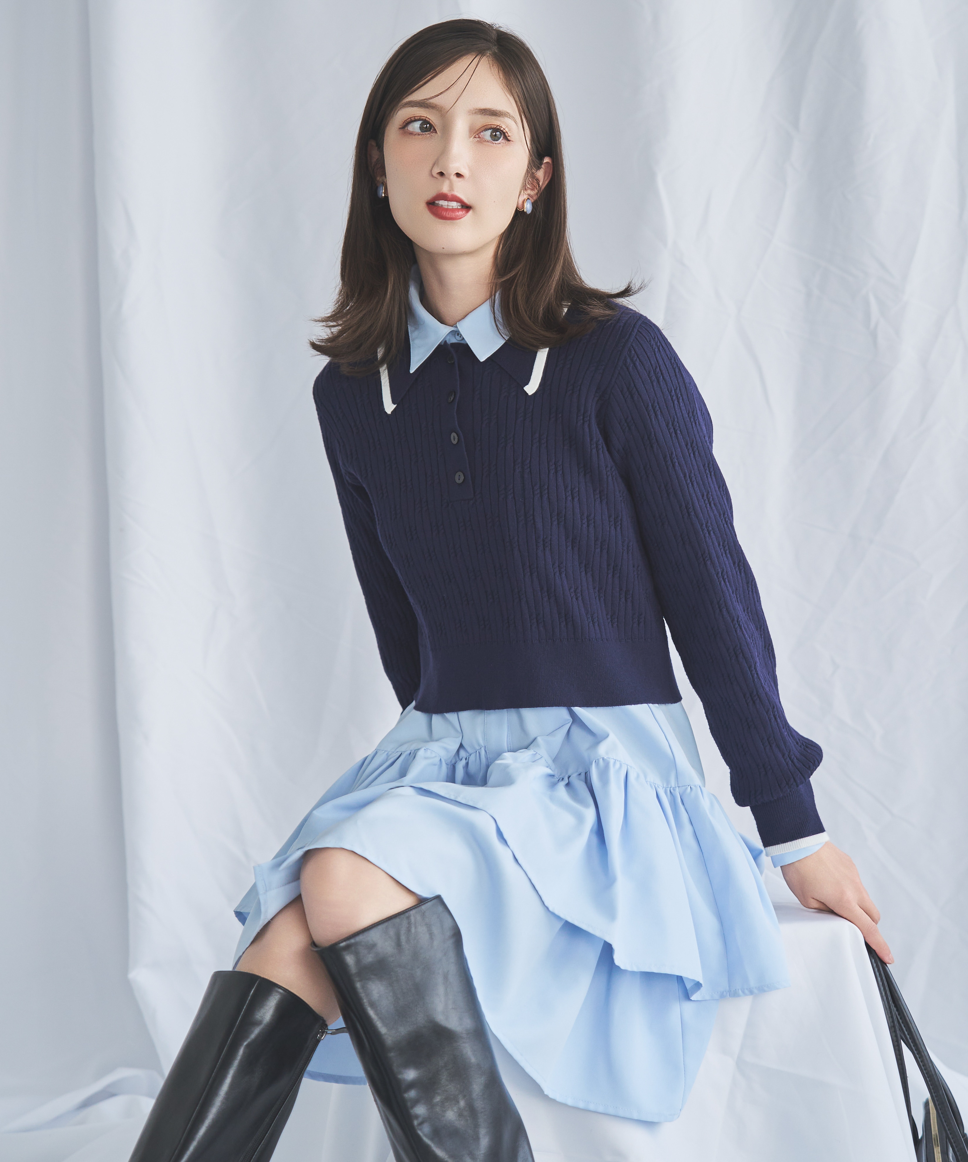 配色ポロニット