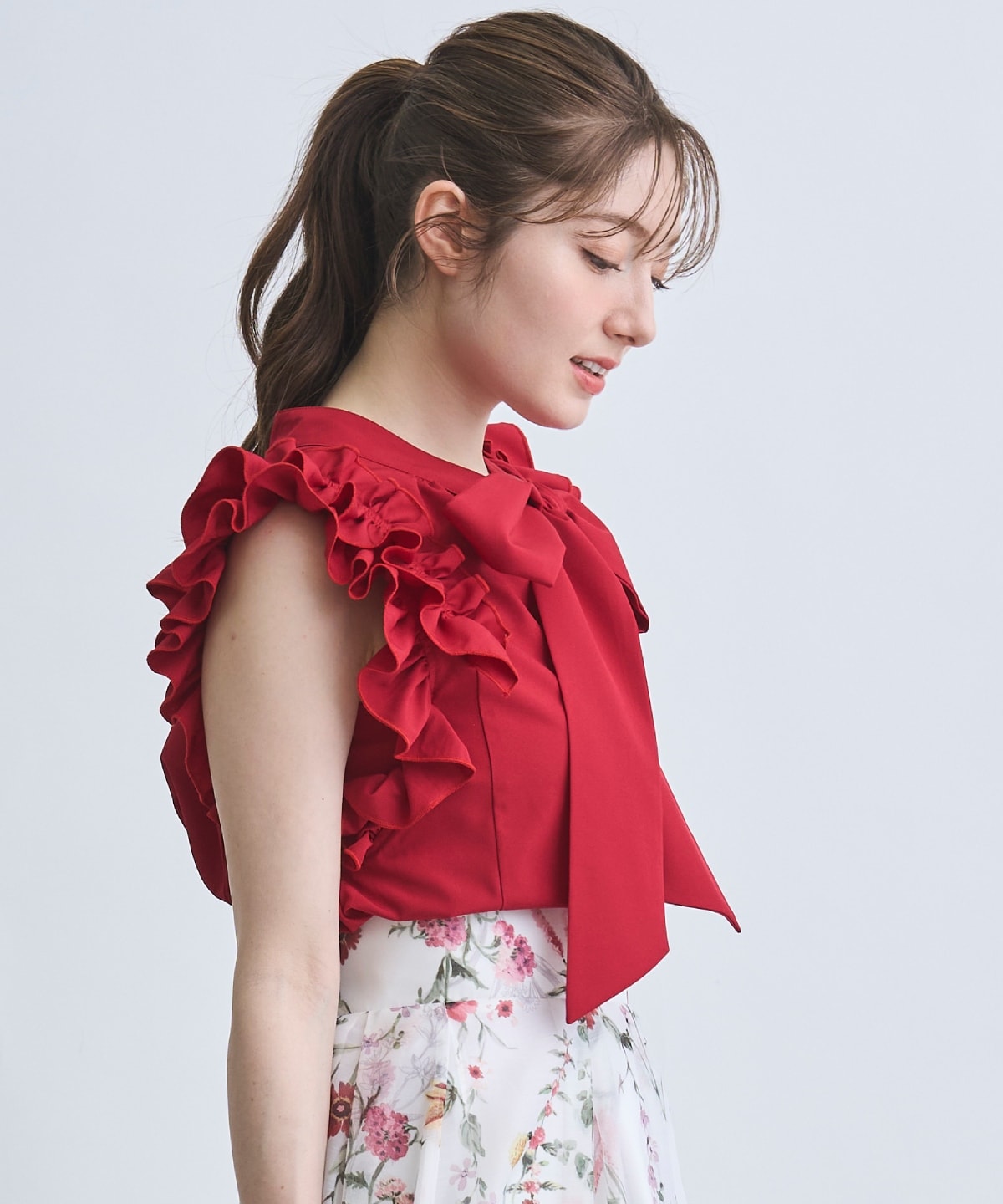 【4/10(Fri)予約開始】2wayリボンブラウス