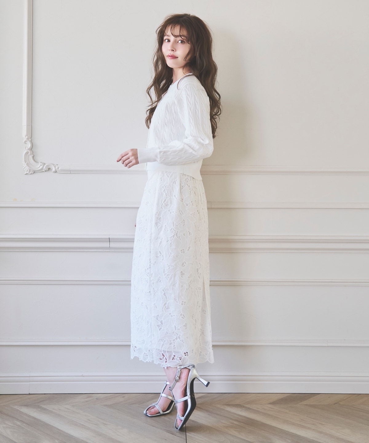 【3/6(Fri)発売】カットレースタイトスカート