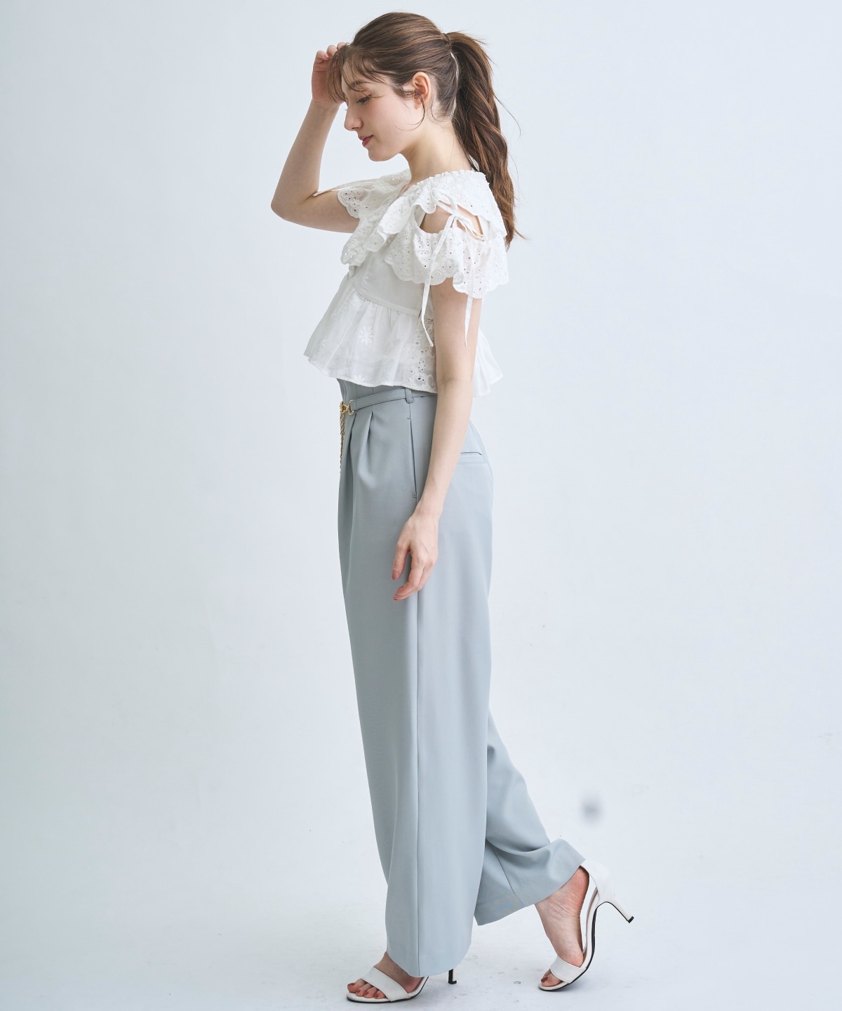 【5/1(Fri)発売】ハイウエストワイドパンツ