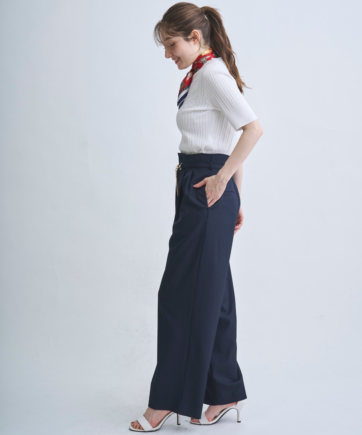【5/1(Fri)発売】ハイウエストワイドパンツ