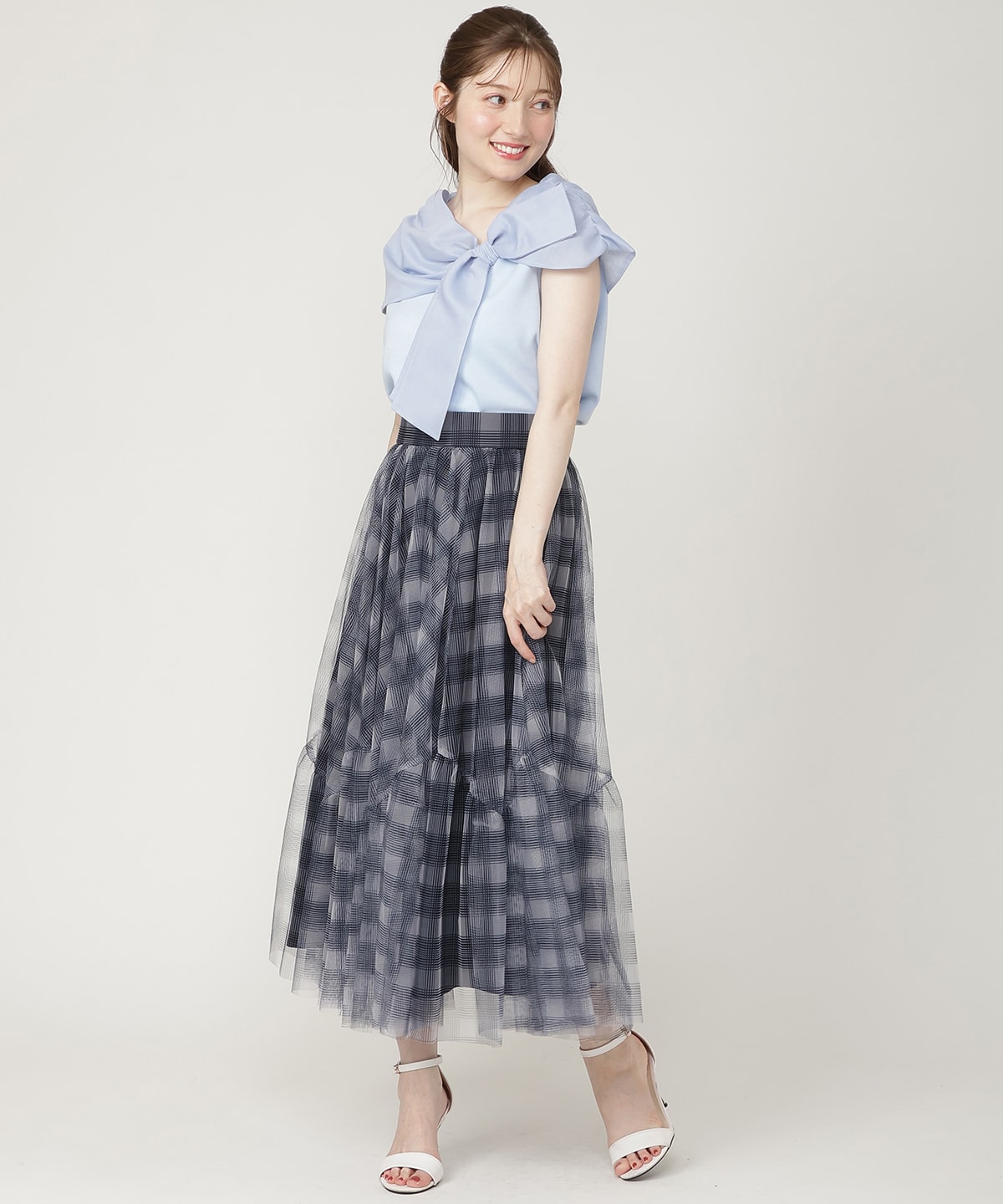 【6/11発売】チェックチュールスカート