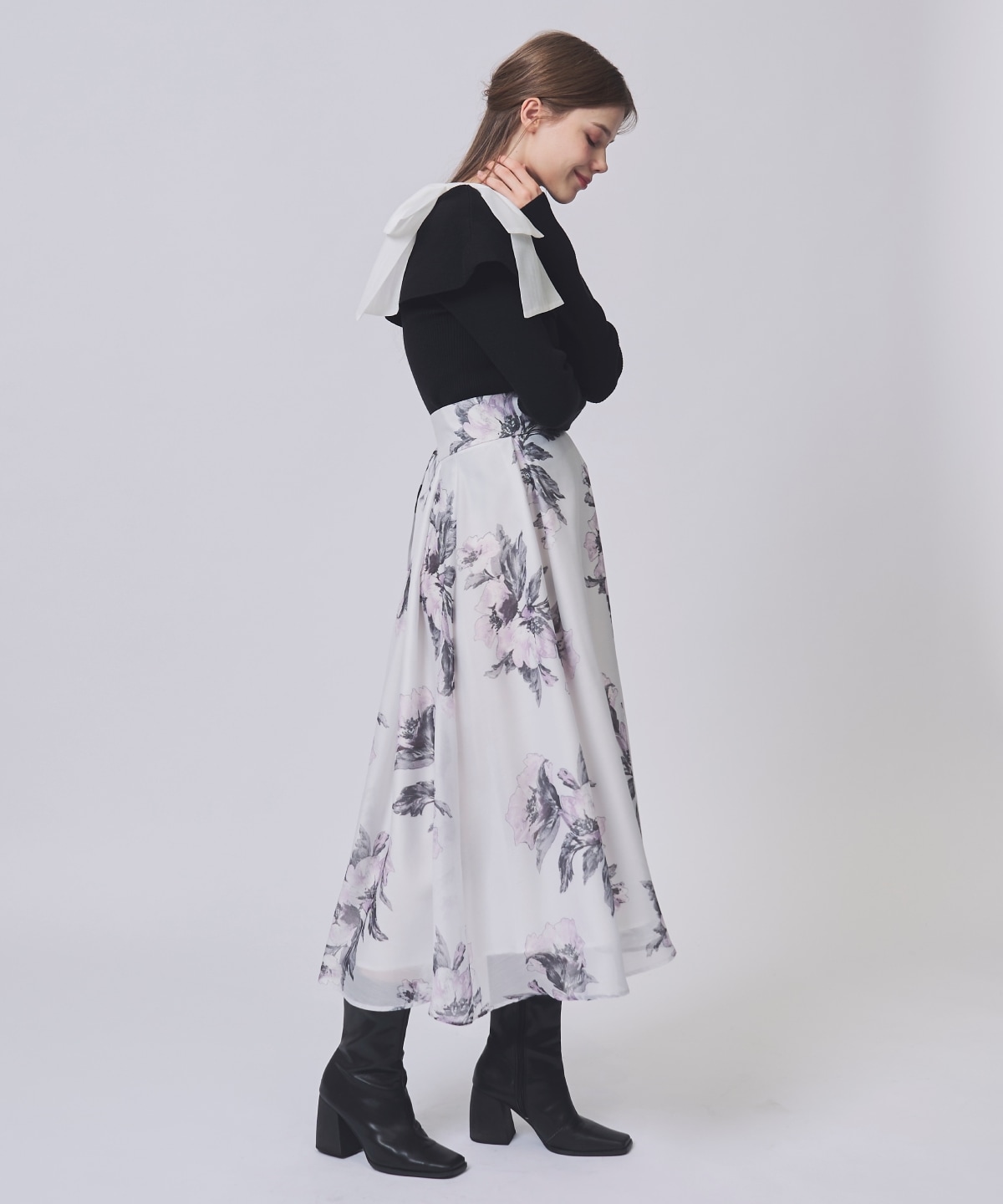 【2/27(Fri)発売】BIGフラワープリントスカート
