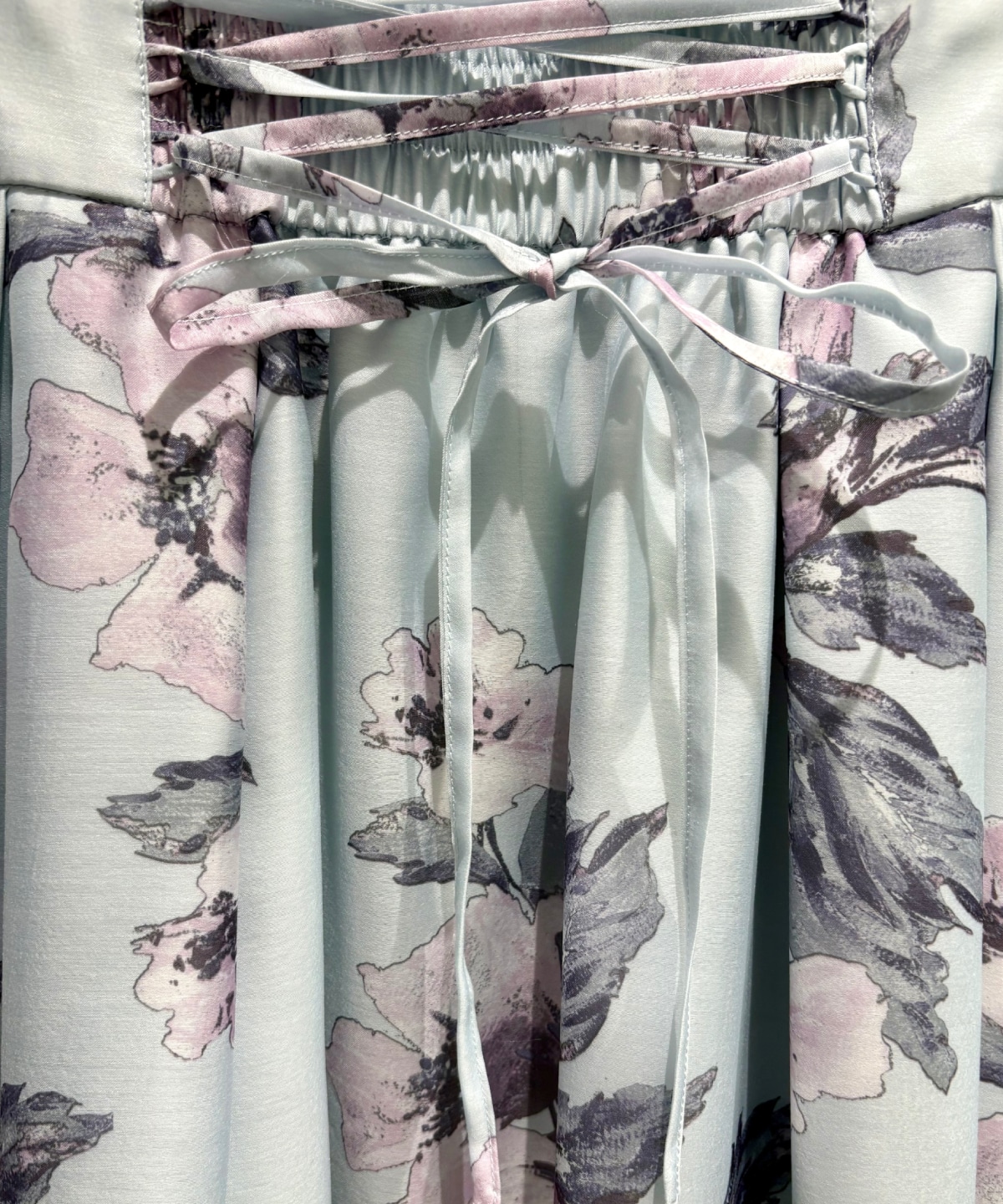 BIGフラワープリントスカート