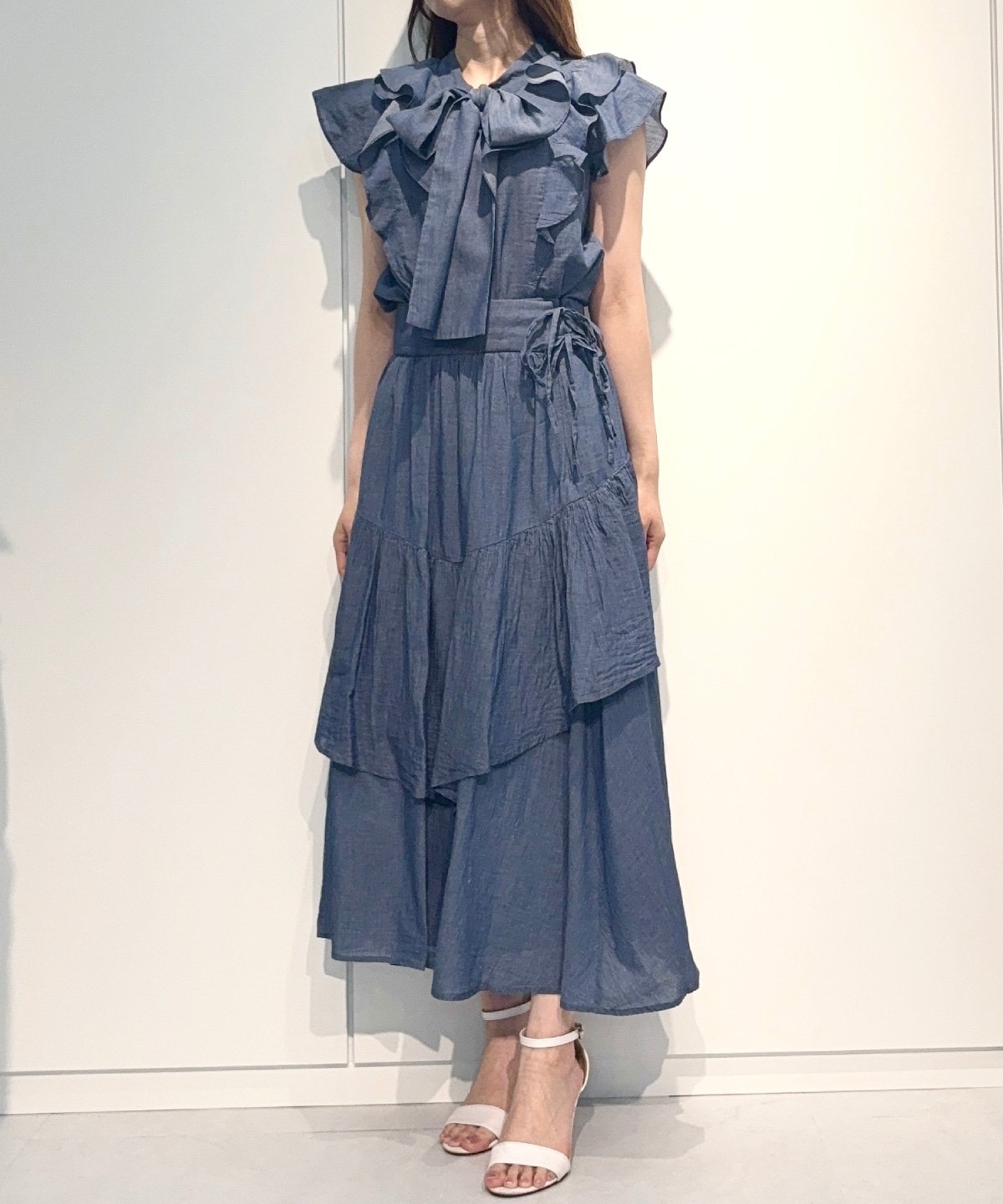 【4/24(Fri)発売】シアーデニムティアードスカート