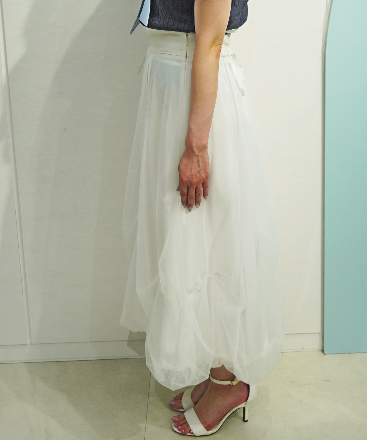 【4/17(Fri)予約開始】リボンタックバルーンチュールスカート