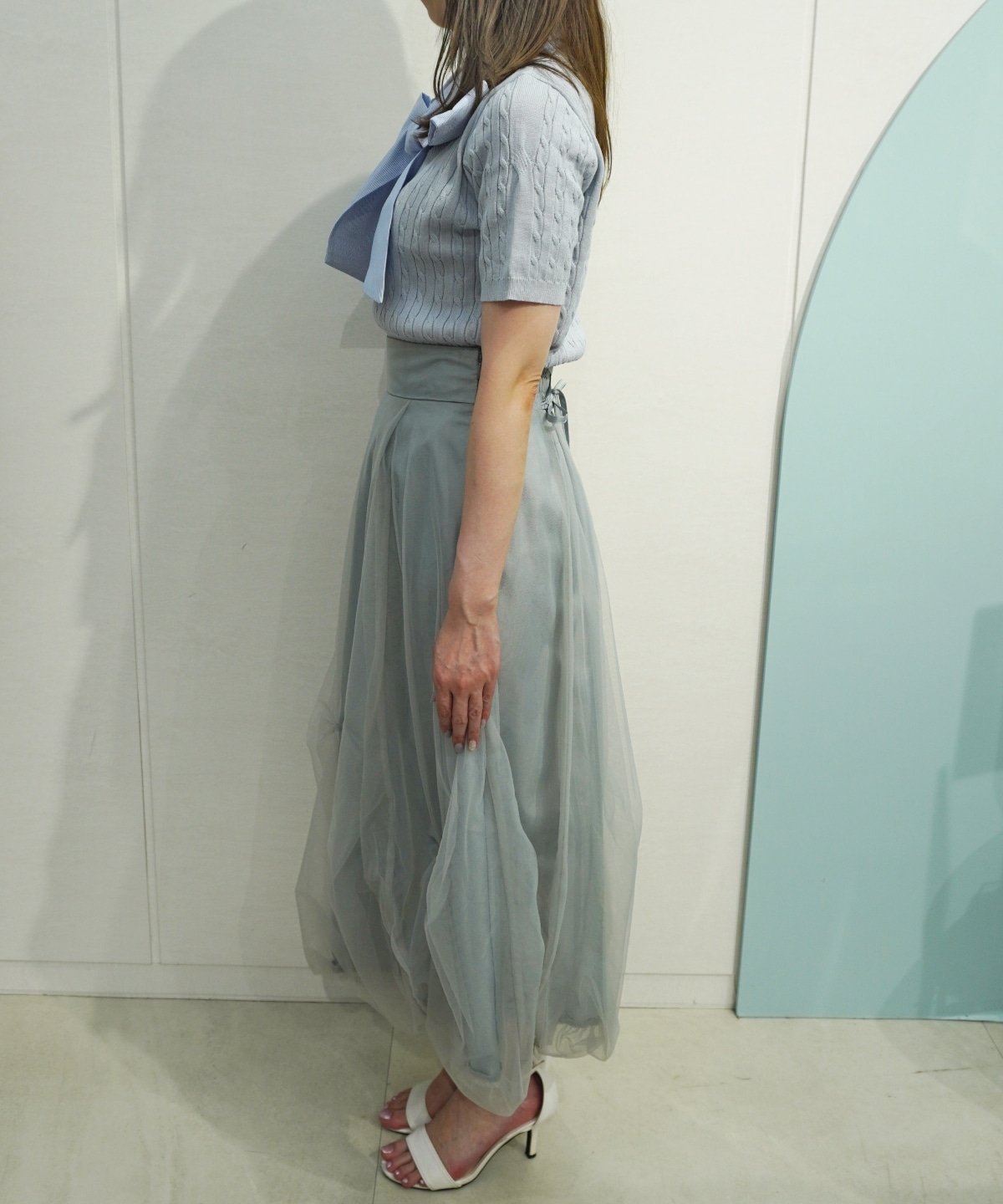 【4/17(Fri)予約開始】リボンタックバルーンチュールスカート